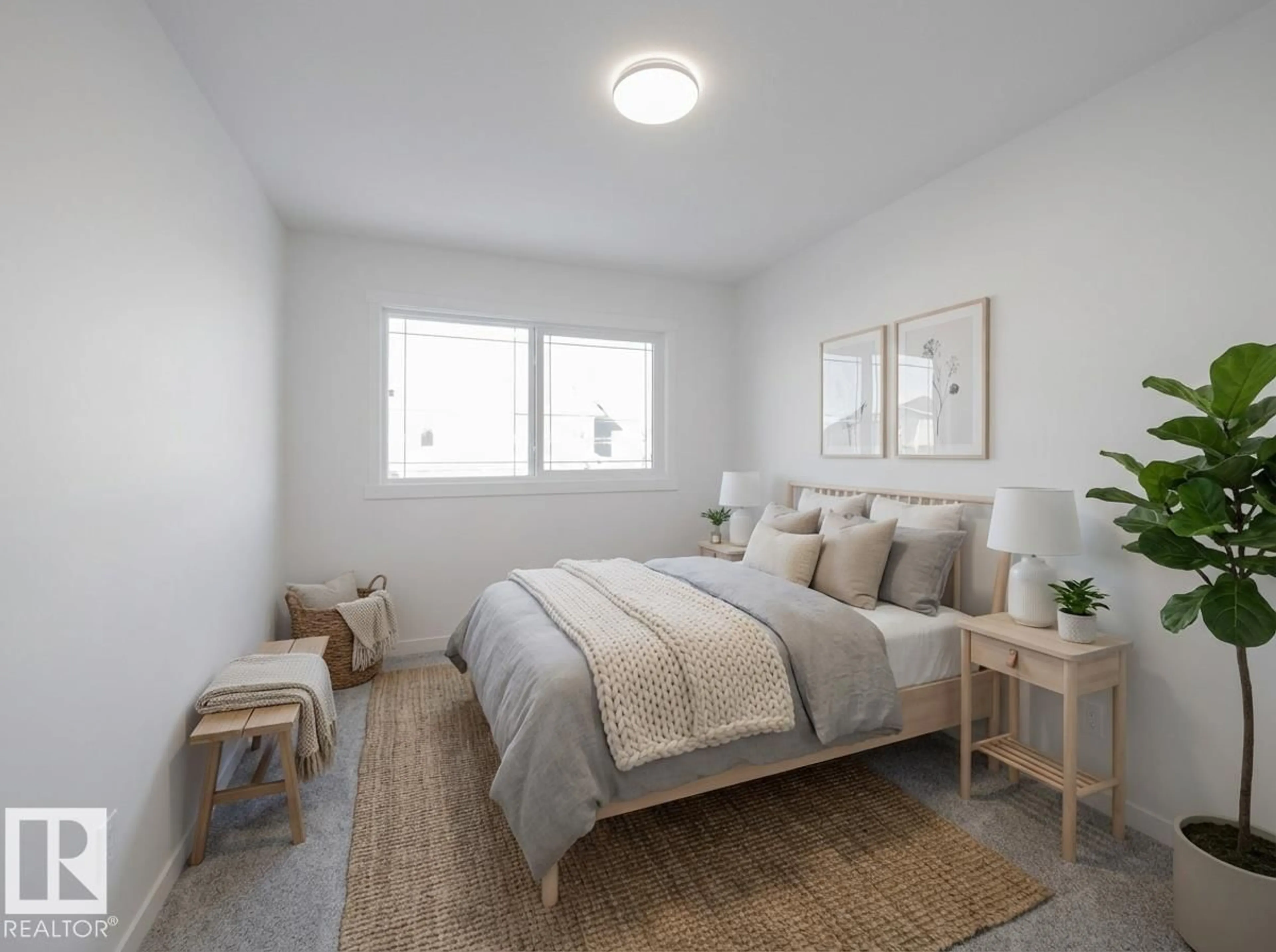 Bedroom with bed, unknown for 65 ROSA CR, St. Albert Alberta T8N8G2