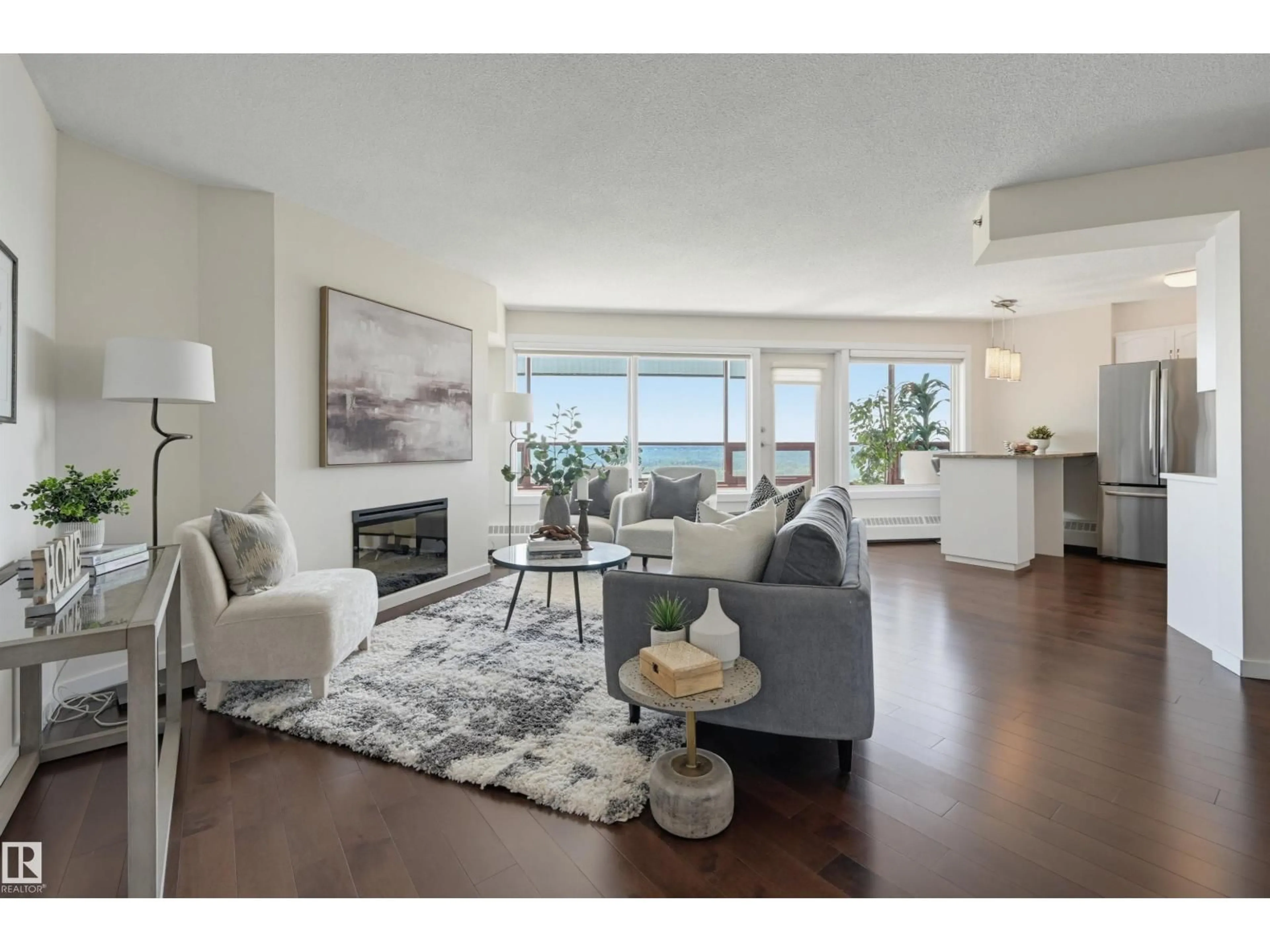 Living room with furniture, unknown for 1003 JASPER AV, Edmonton Alberta T5N4A7