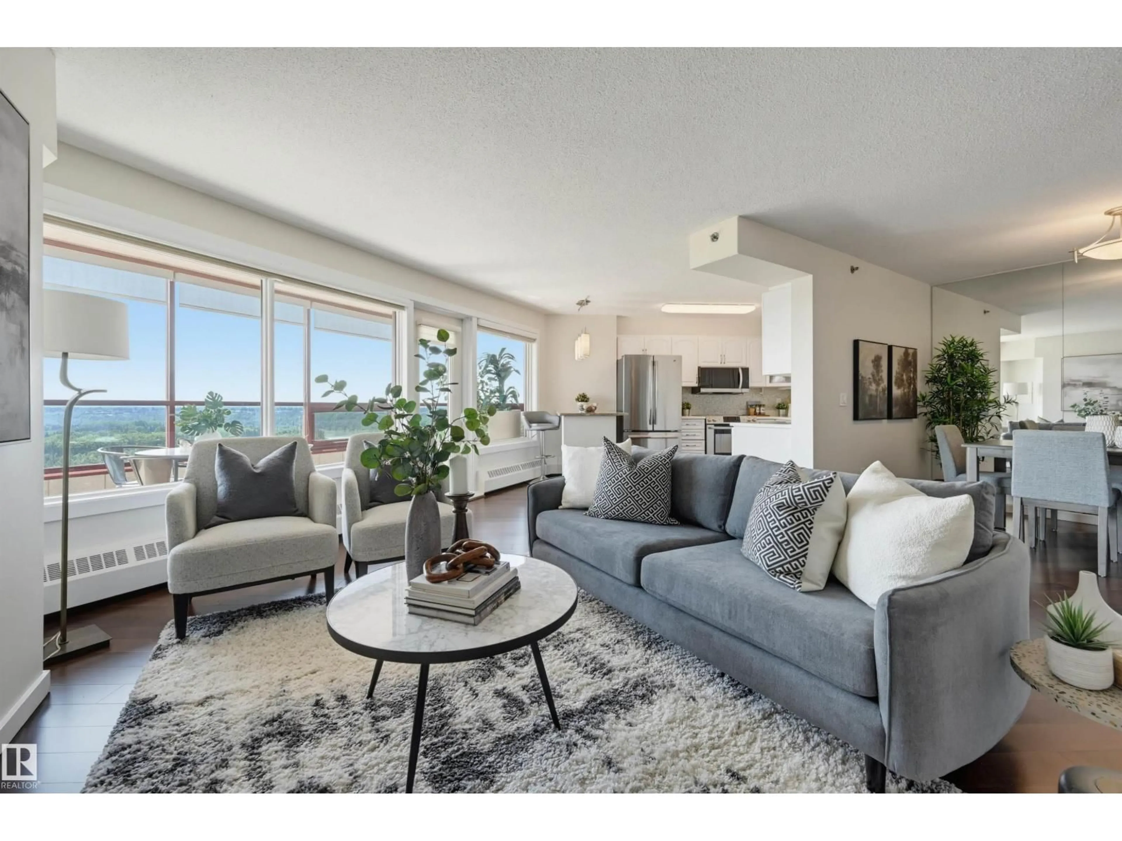 Living room with furniture, unknown for 1003 JASPER AV, Edmonton Alberta T5N4A7
