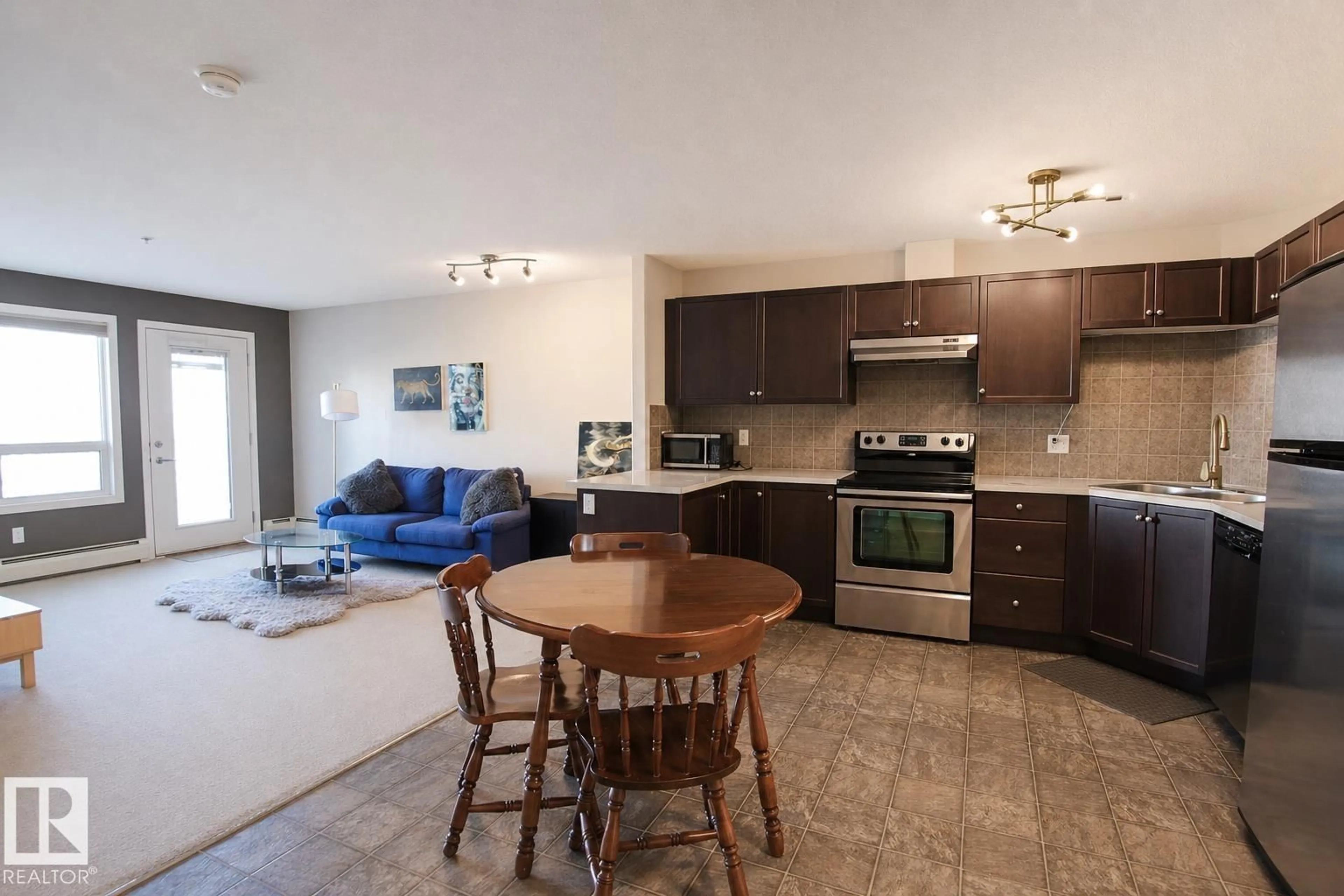 Open concept kitchen, unknown for 7327 - 7206 SOUTH TERWILLEGAR DR, Edmonton Alberta T6R0L8