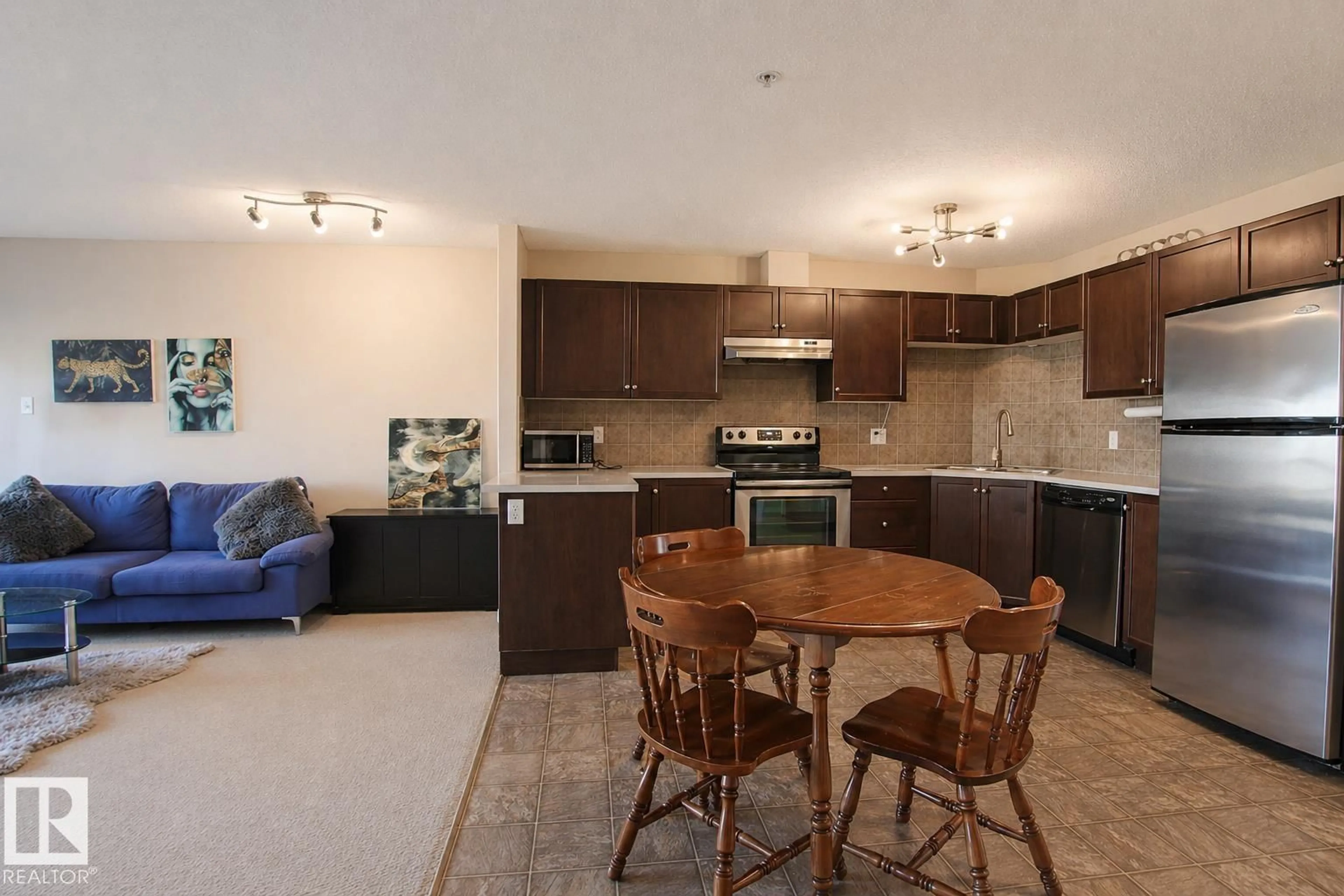 Open concept kitchen, unknown for 7327 - 7206 SOUTH TERWILLEGAR DR, Edmonton Alberta T6R0L8