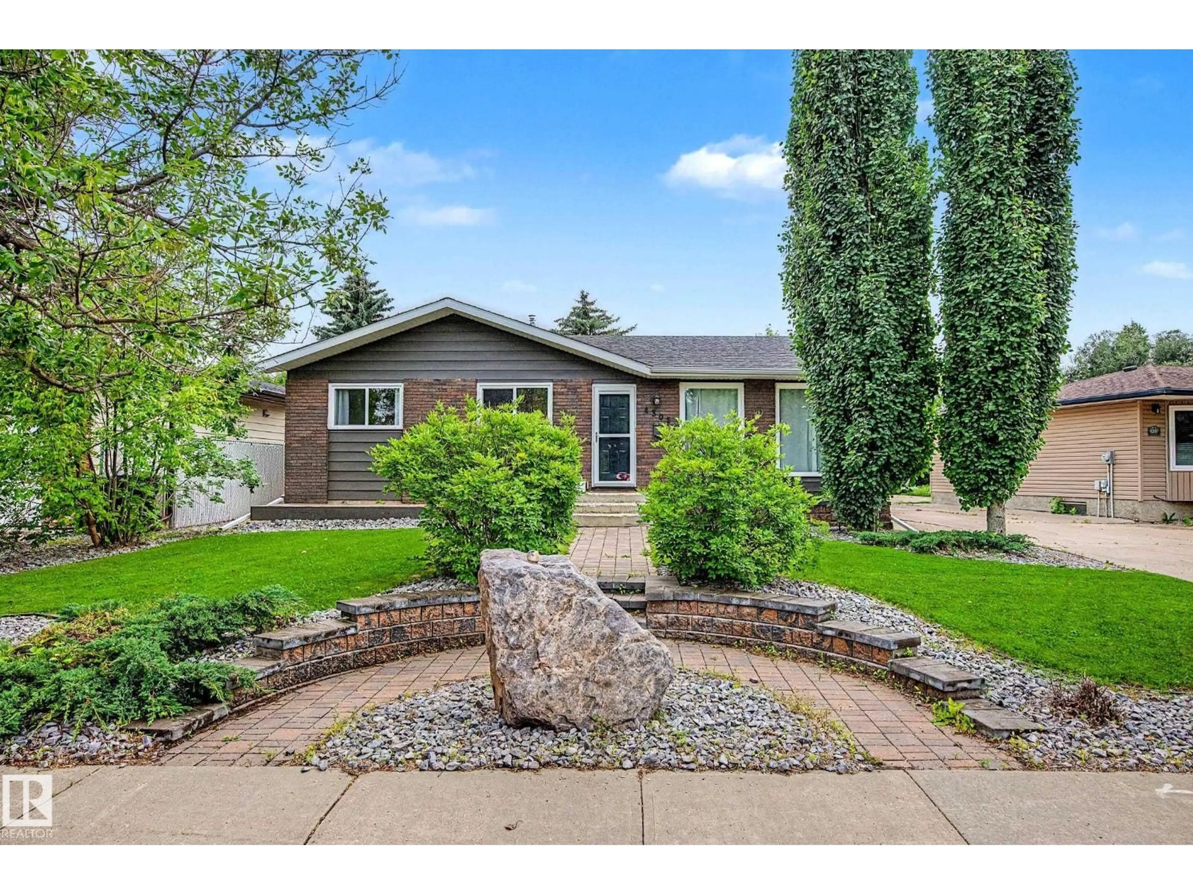 Home with brick exterior material, street for 4305 43A AV, Leduc Alberta T9E4T4