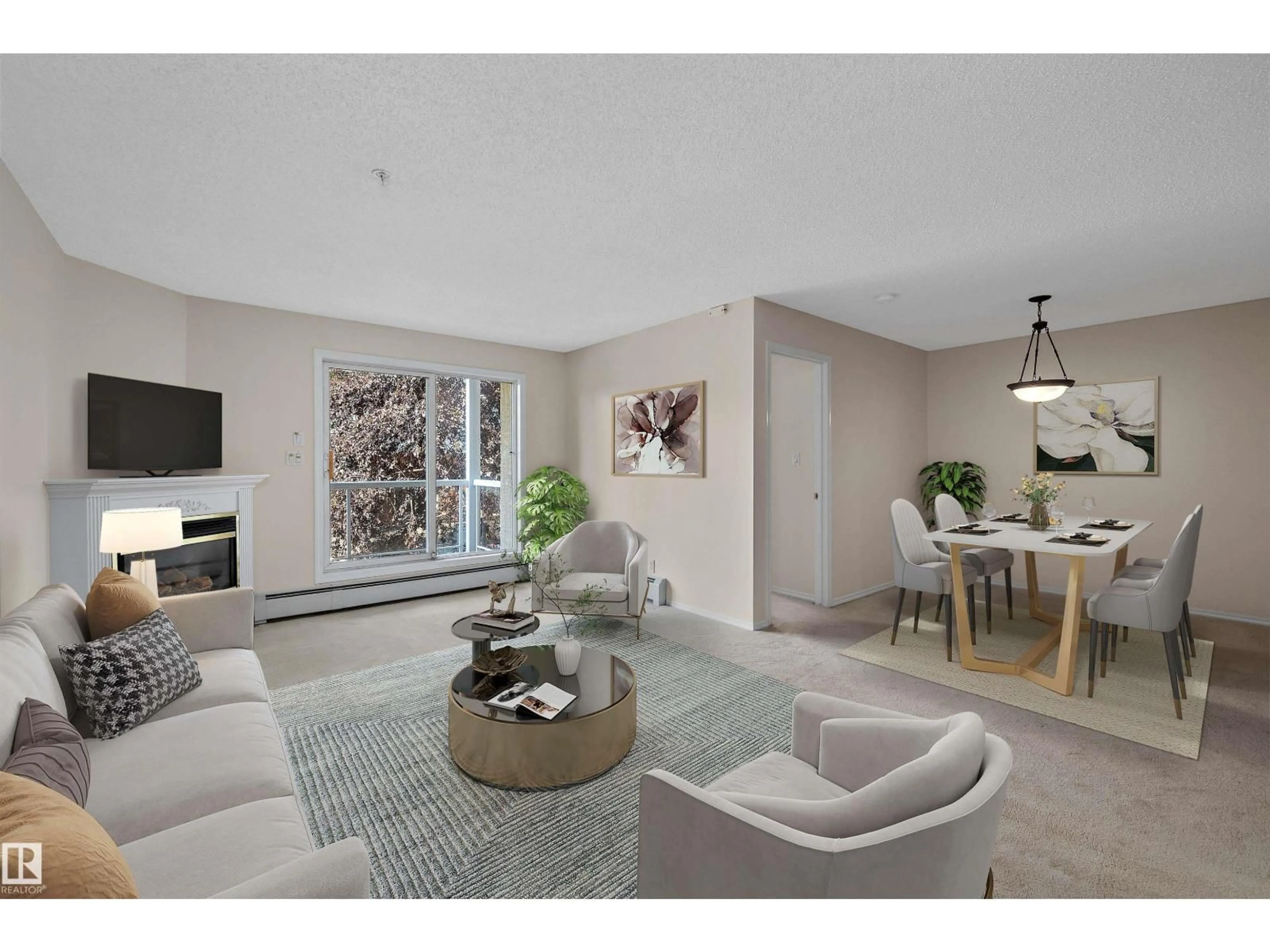 Living room with furniture, unknown for 911 - 207 RABBIT HILL RD, Edmonton Alberta T6R2S7