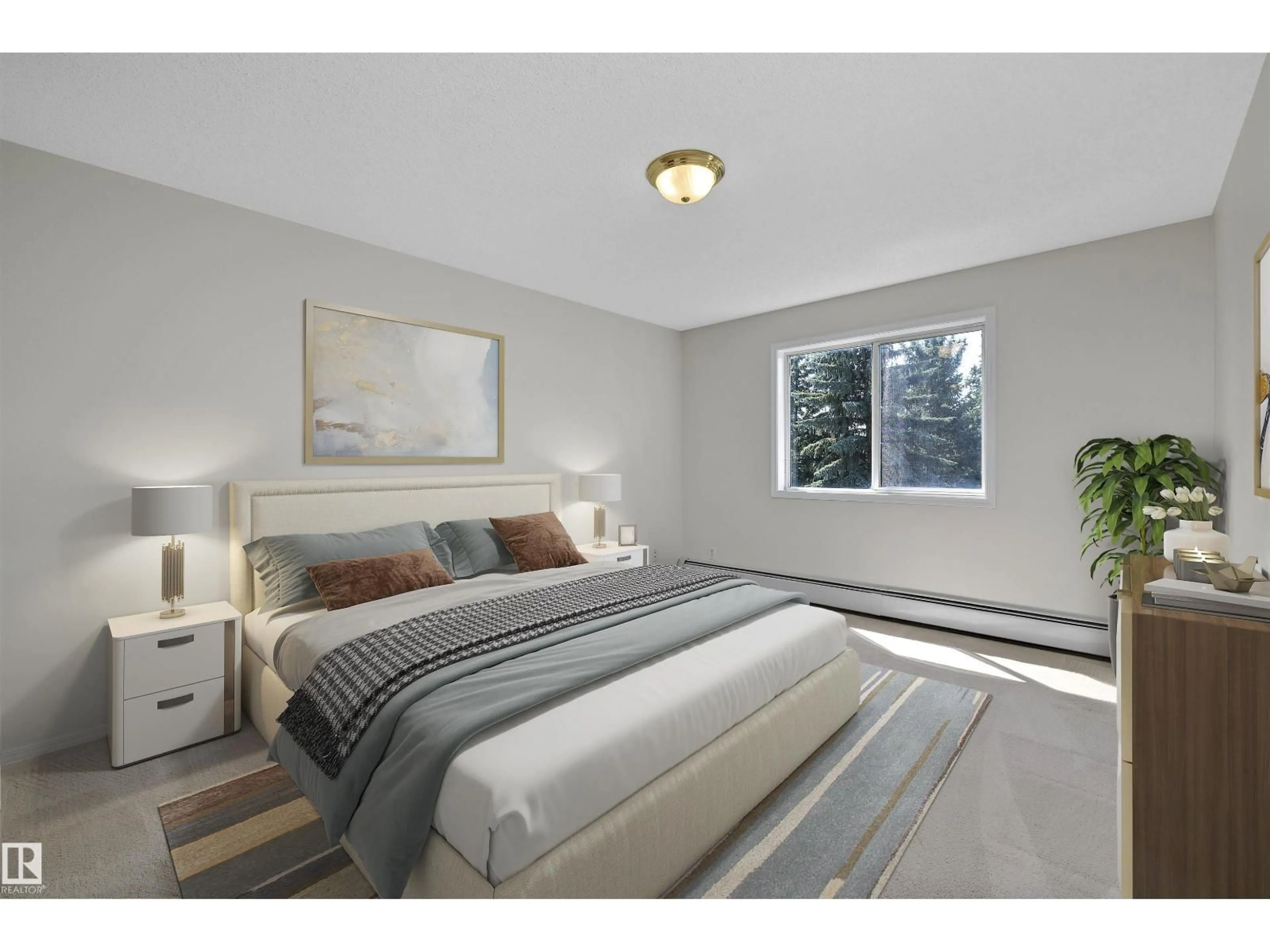 Bedroom with bed, unknown for 911 - 207 RABBIT HILL RD, Edmonton Alberta T6R2S7