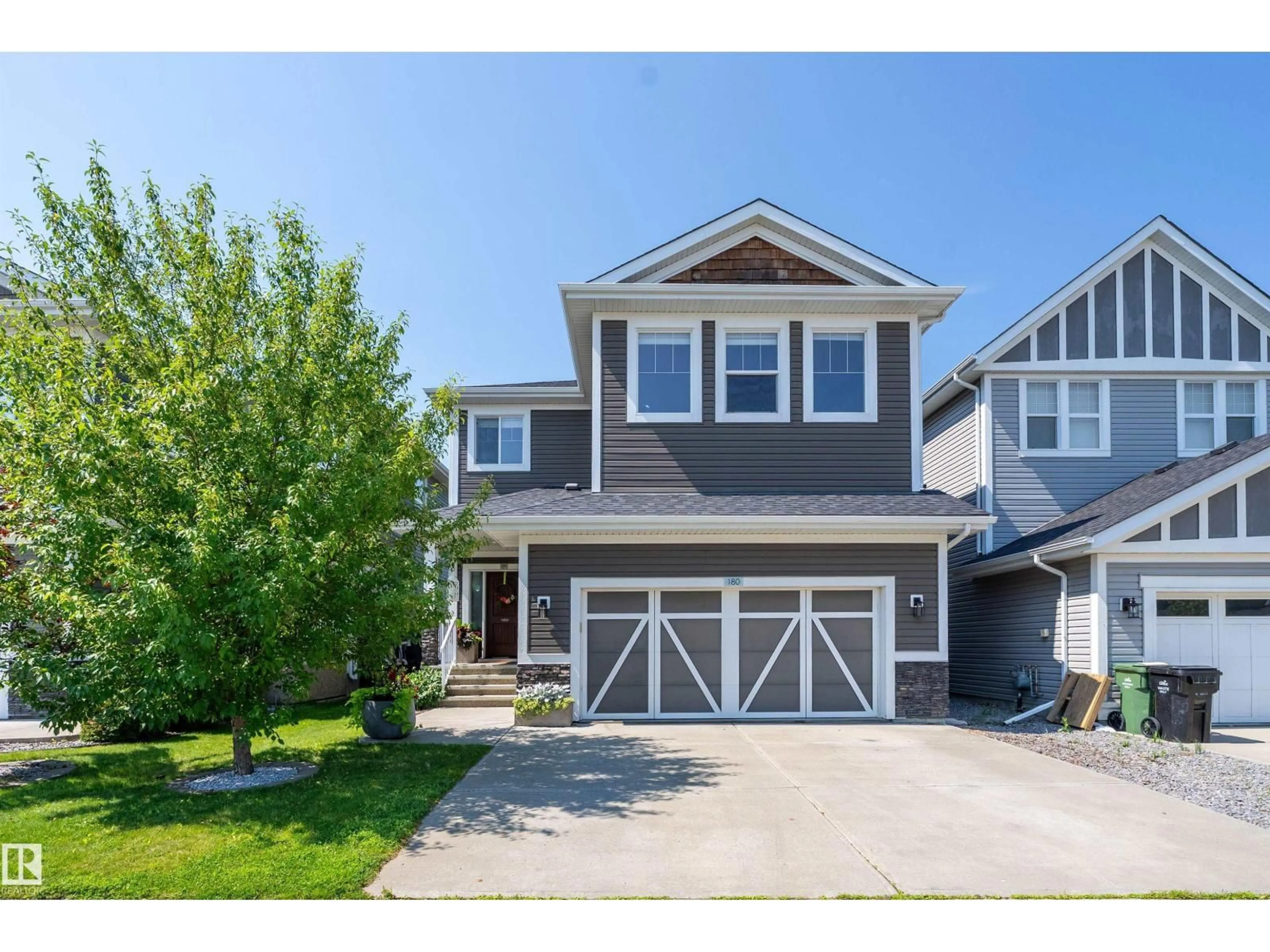 Home with vinyl exterior material, street for 180 SHEPPARD CI, Leduc Alberta T9E0T4