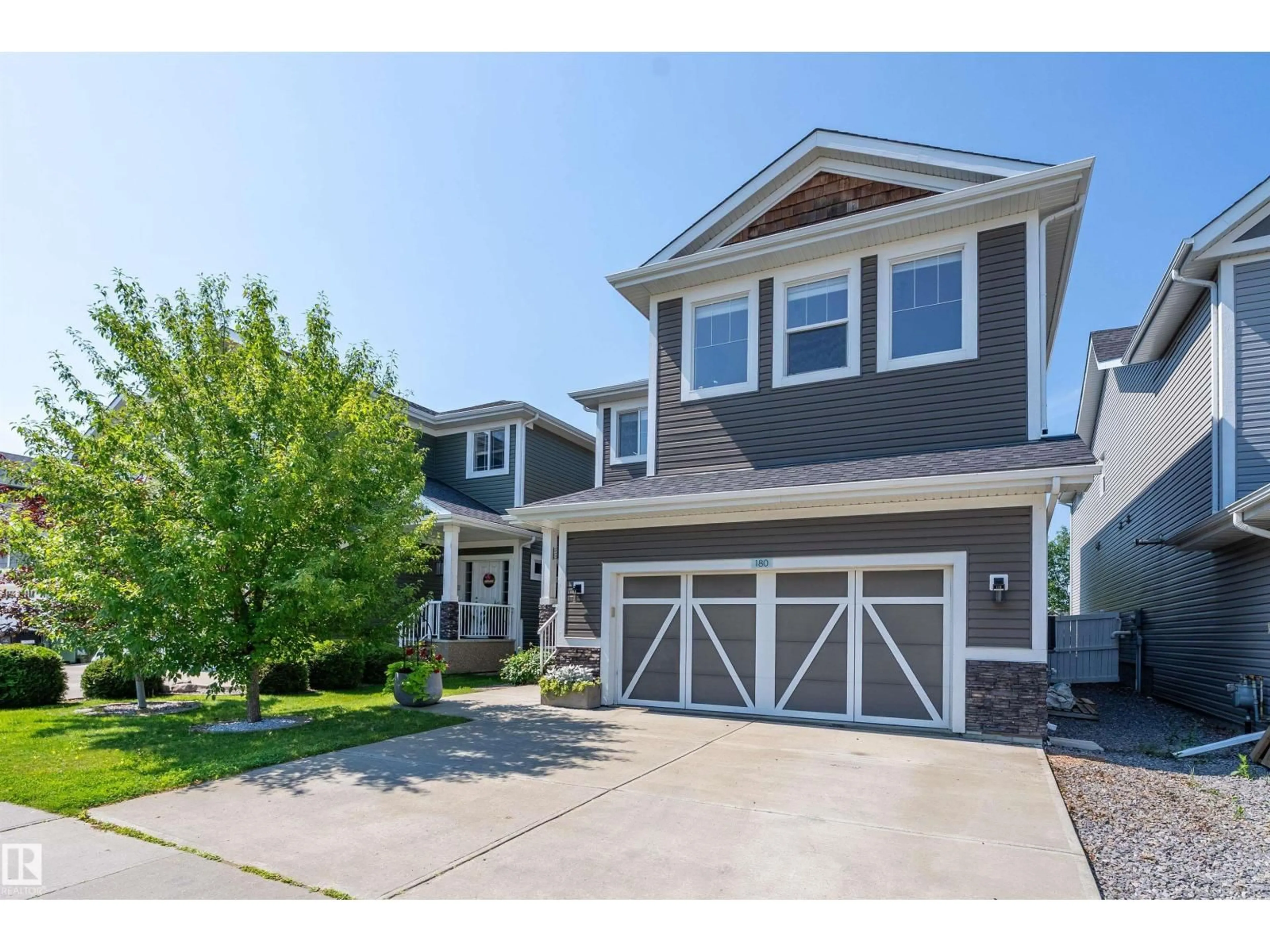 Home with vinyl exterior material, street for 180 SHEPPARD CI, Leduc Alberta T9E0T4