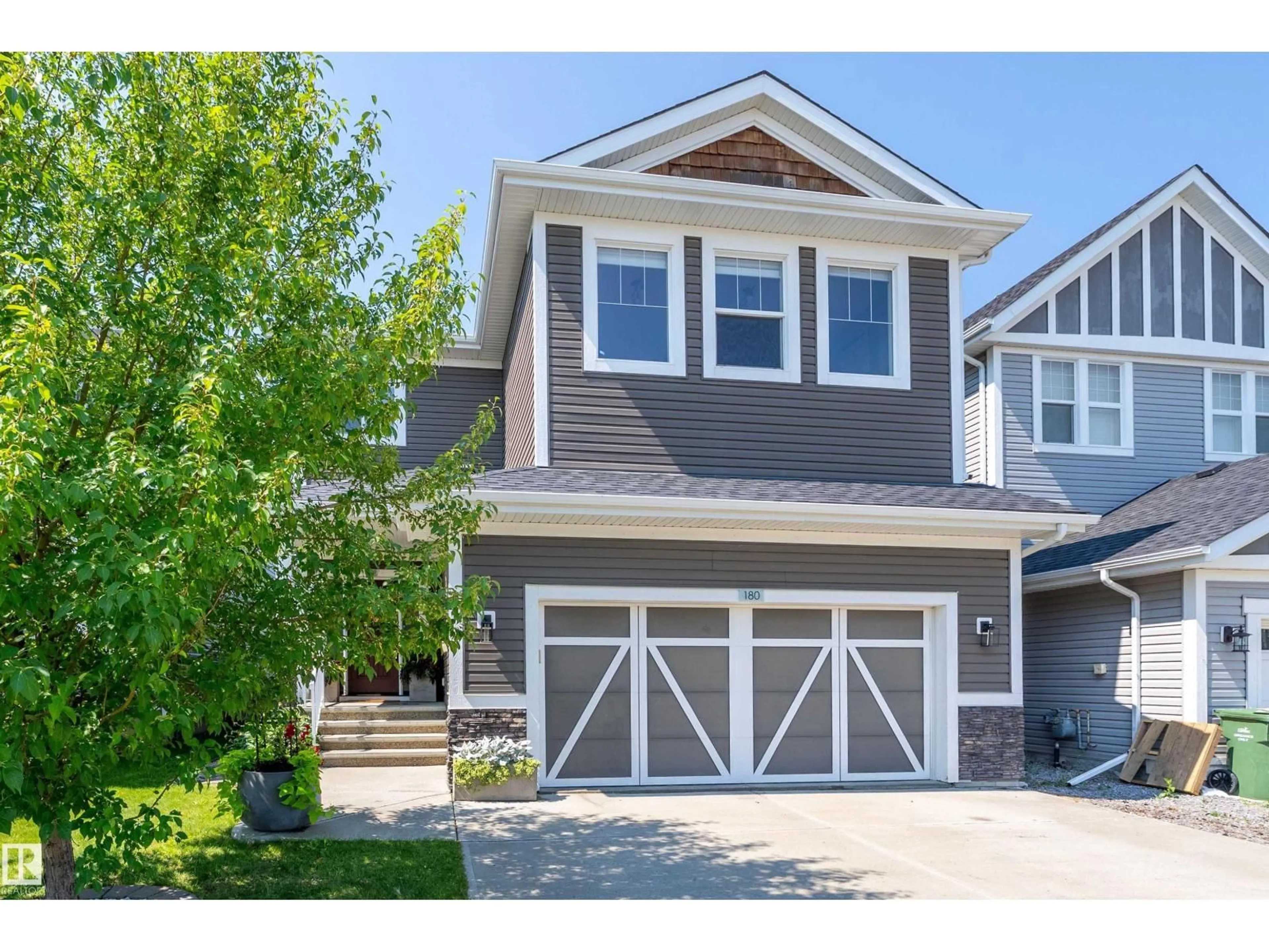 Home with vinyl exterior material, street for 180 SHEPPARD CI, Leduc Alberta T9E0T4