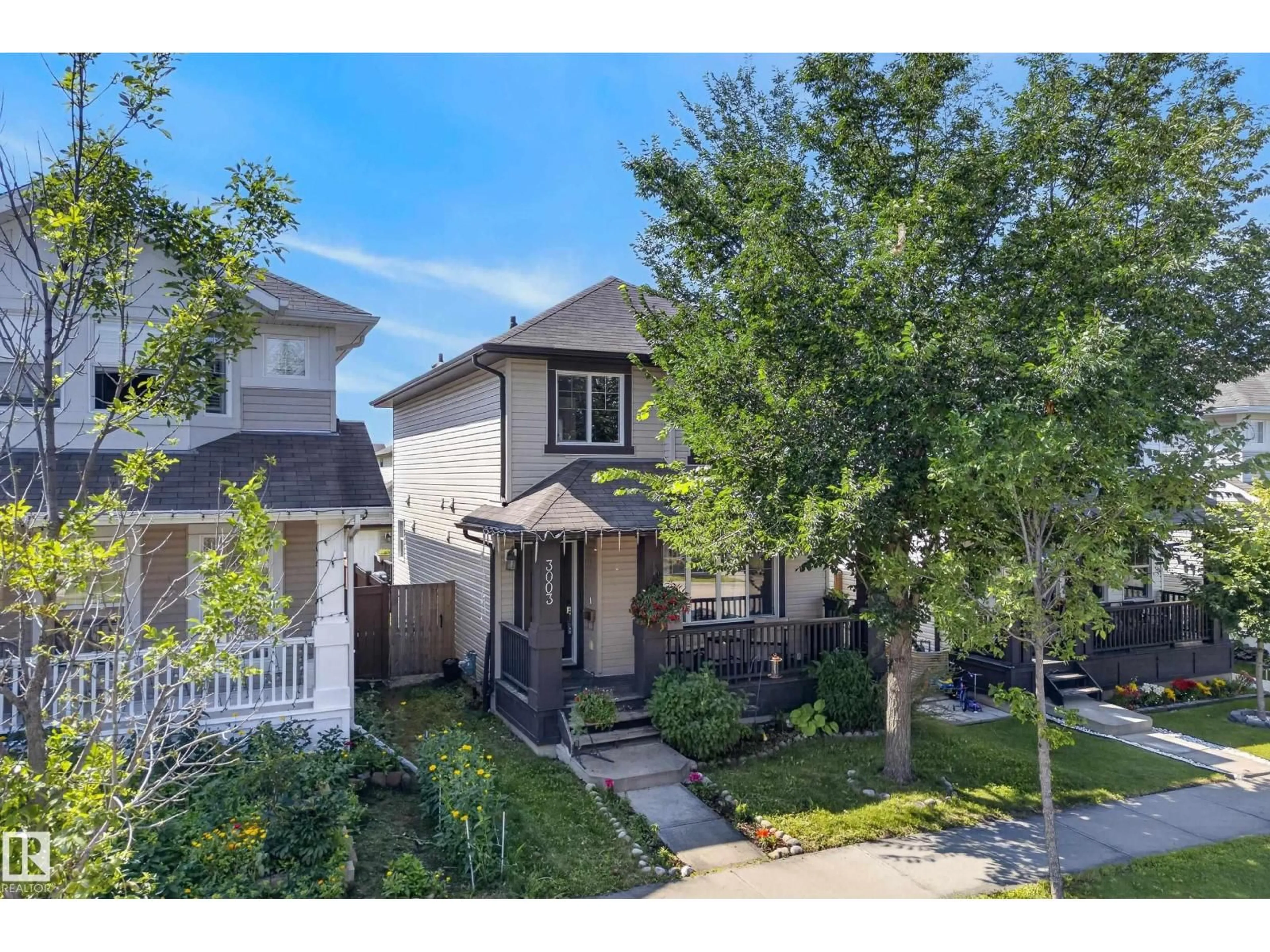 A pic from outside/outdoor area/front of a property/back of a property/a pic from drone, street for NW - 3003 20 AV, Edmonton Alberta T6T0L8