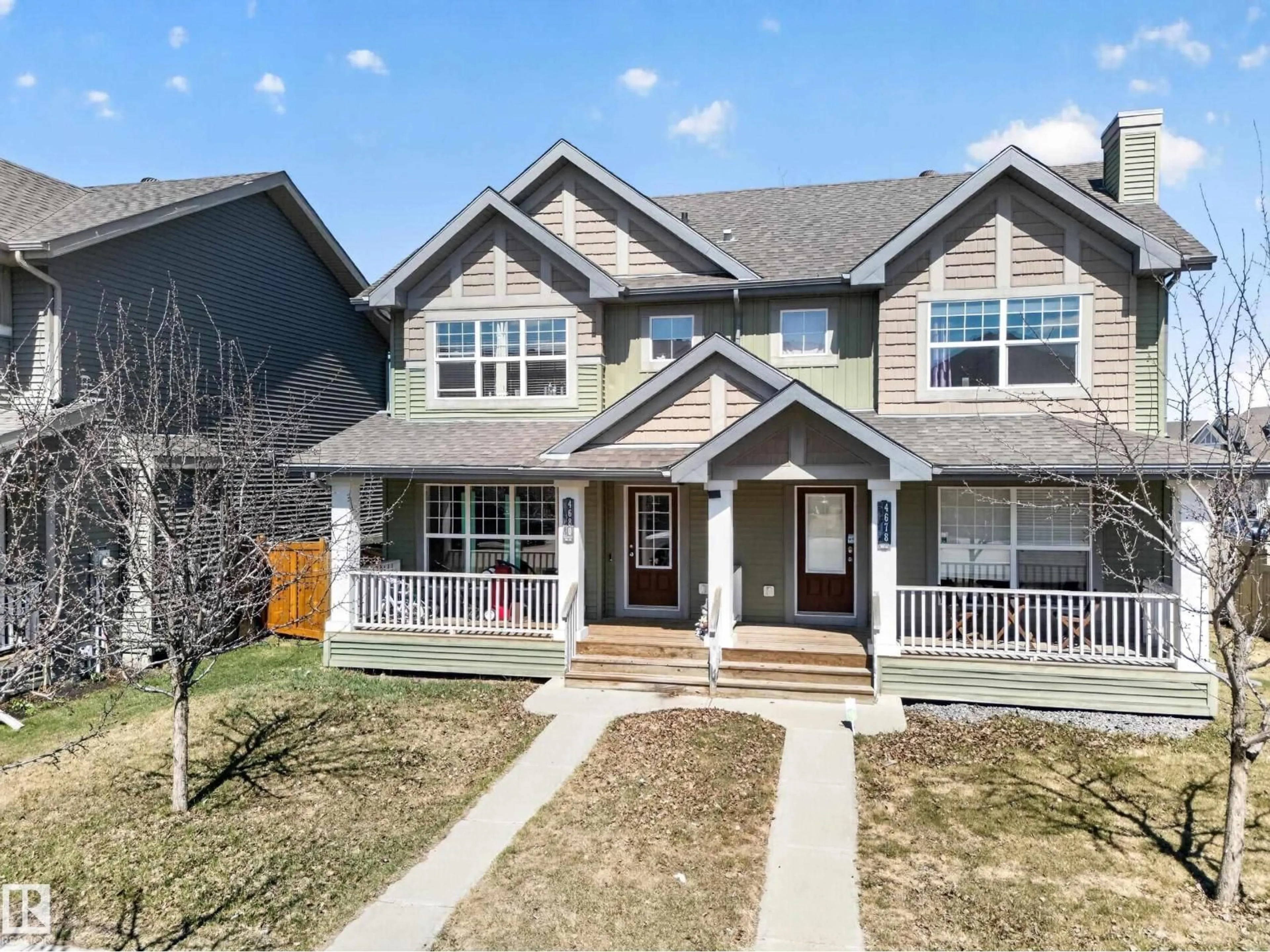 Home with vinyl exterior material, street for SW - 4680 CRABAPPLE RUN RU, Edmonton Alberta T6X0Y8