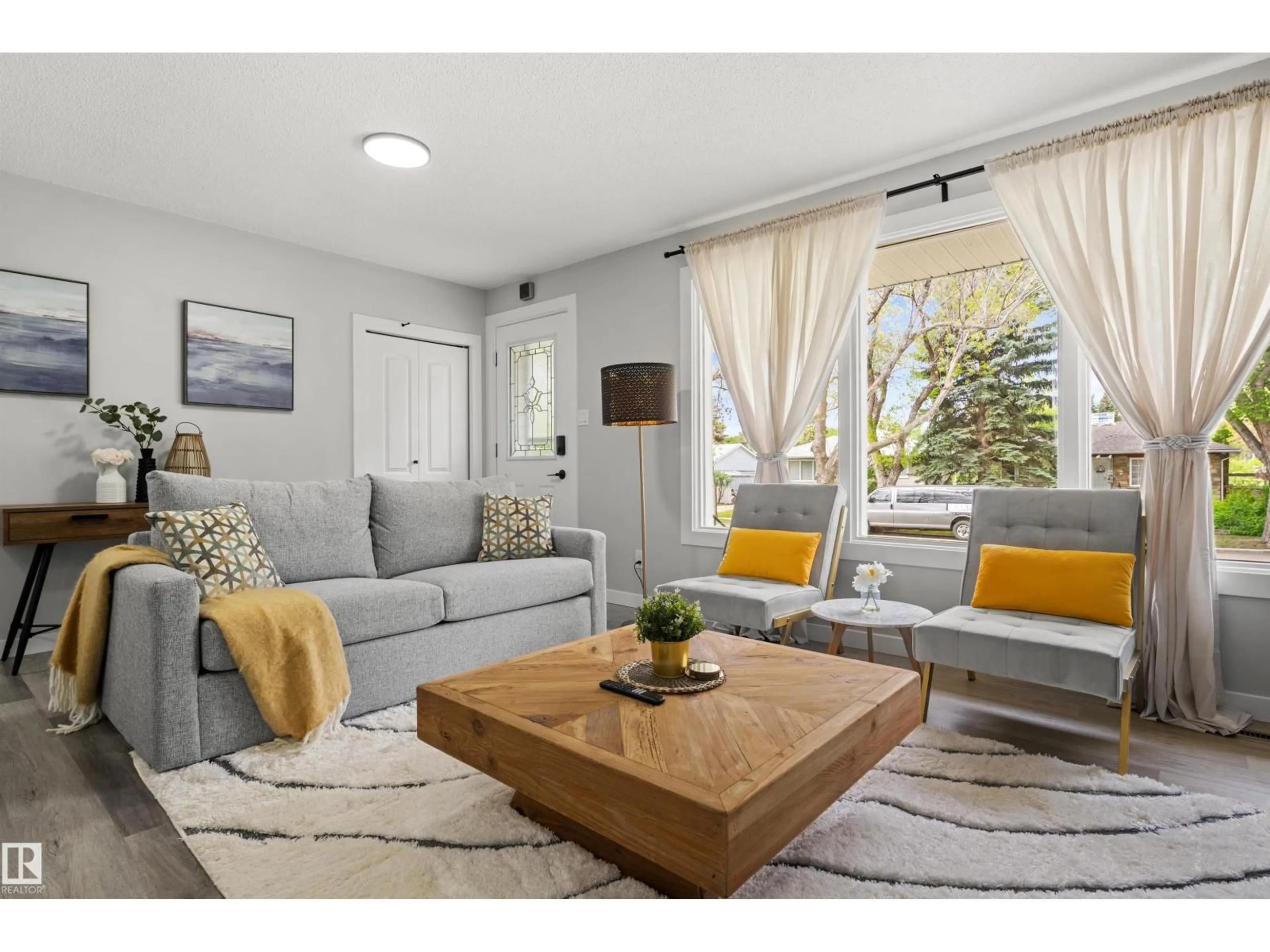 Living room with furniture, unknown for 4001 113 AV, Edmonton Alberta T5W0R2