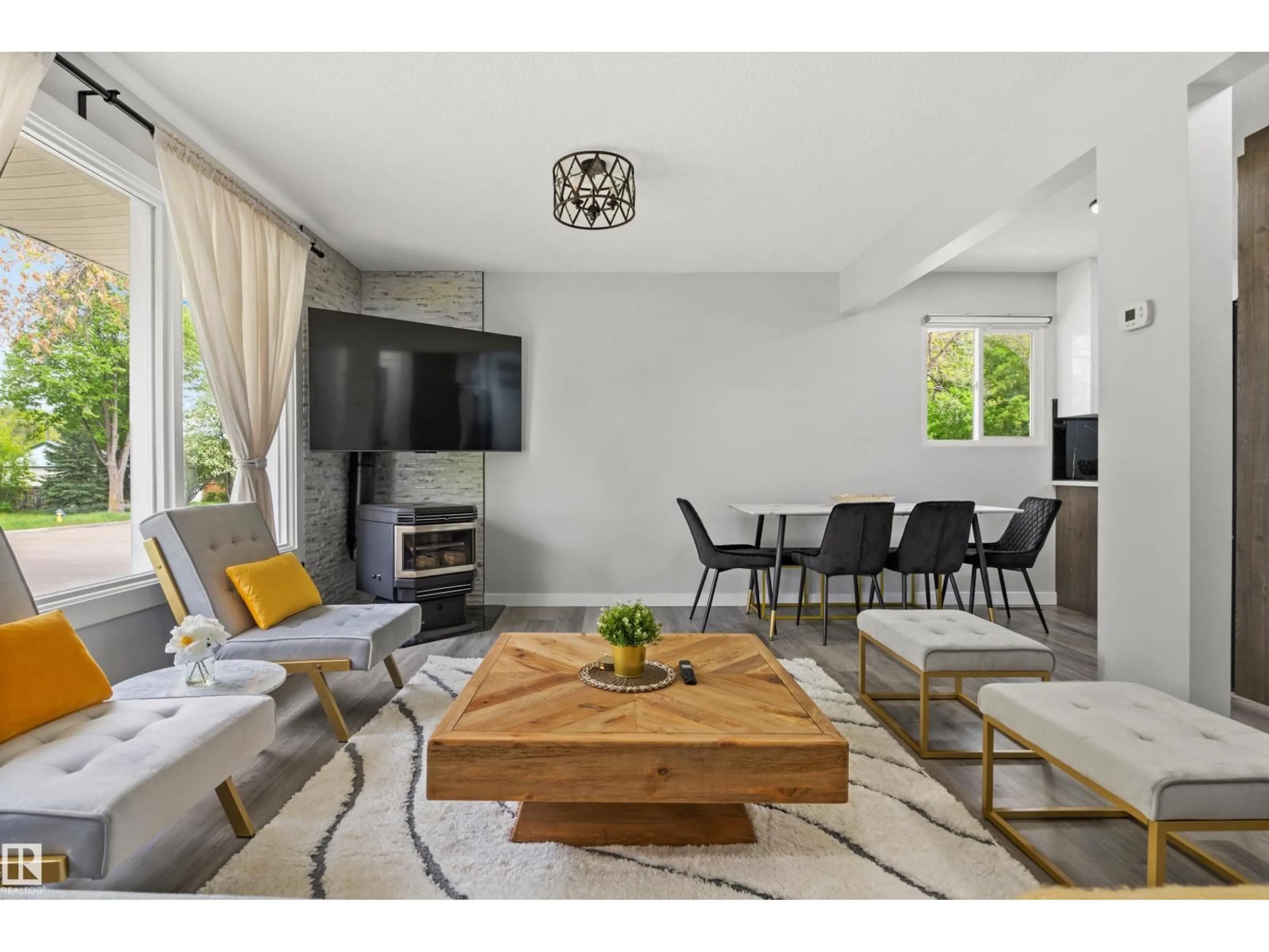 Living room with furniture, unknown for 4001 113 AV, Edmonton Alberta T5W0R2