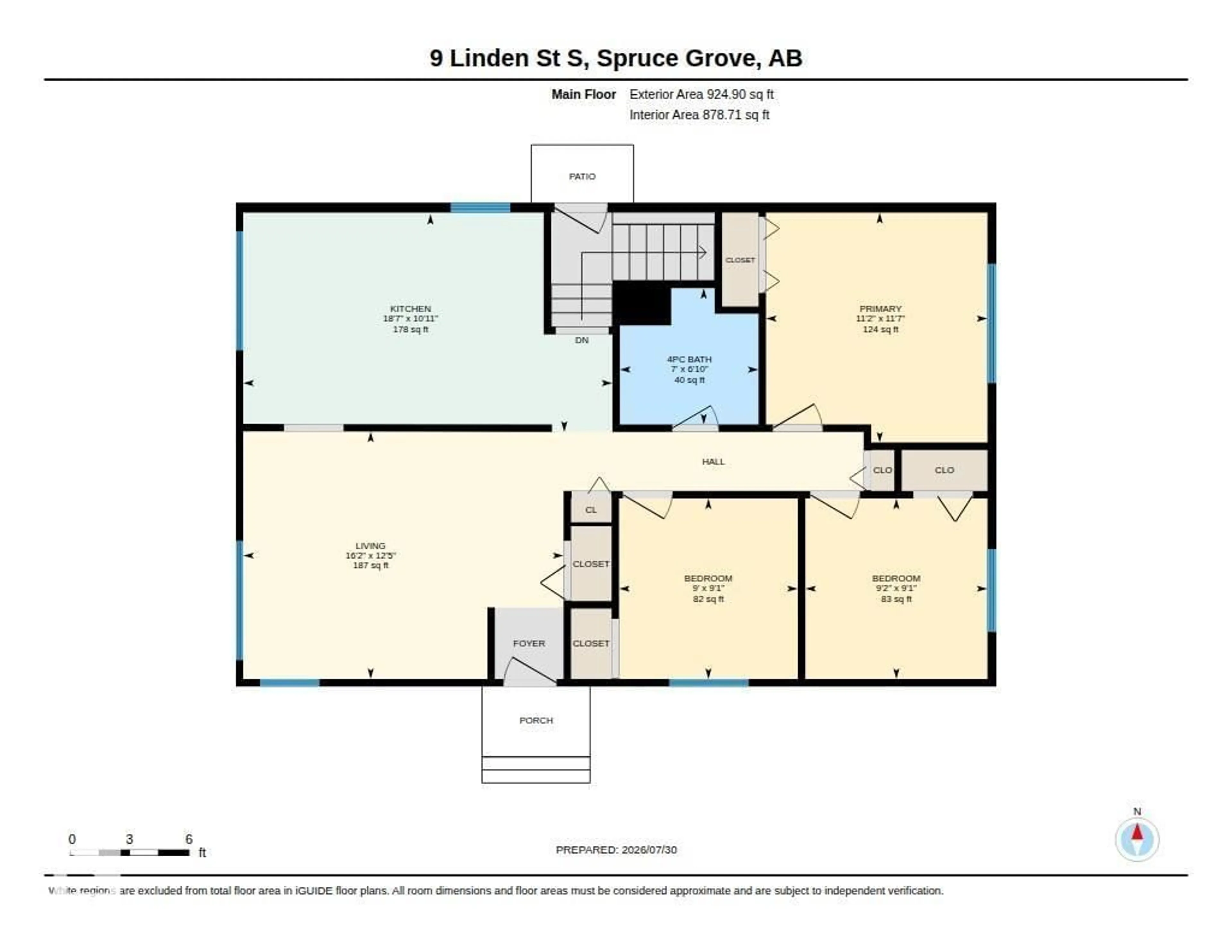 Floor plan for 9 LINDEN ST, Spruce Grove Alberta T7X2G4