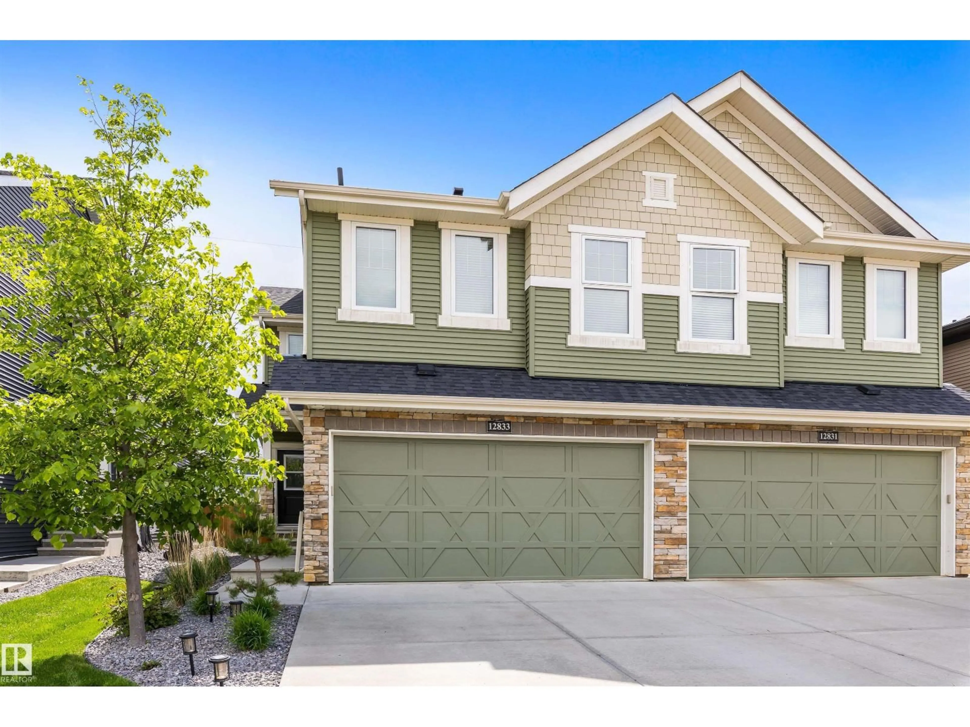 Home with vinyl exterior material, street for NW - 12833 205 ST, Edmonton Alberta T5S0L7