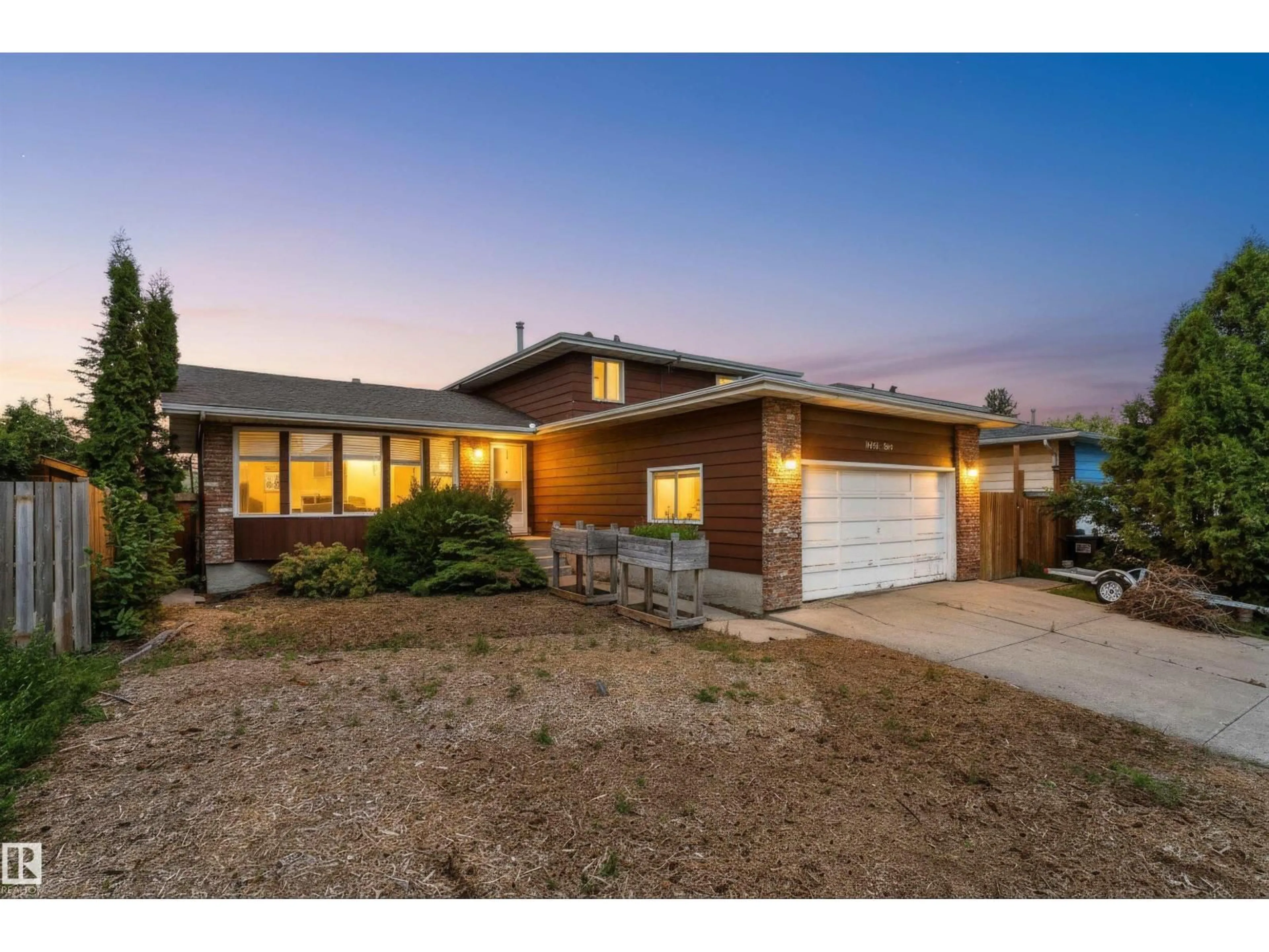 Home with brick exterior material, street for 18316 78 AV, Edmonton Alberta T5T2A9