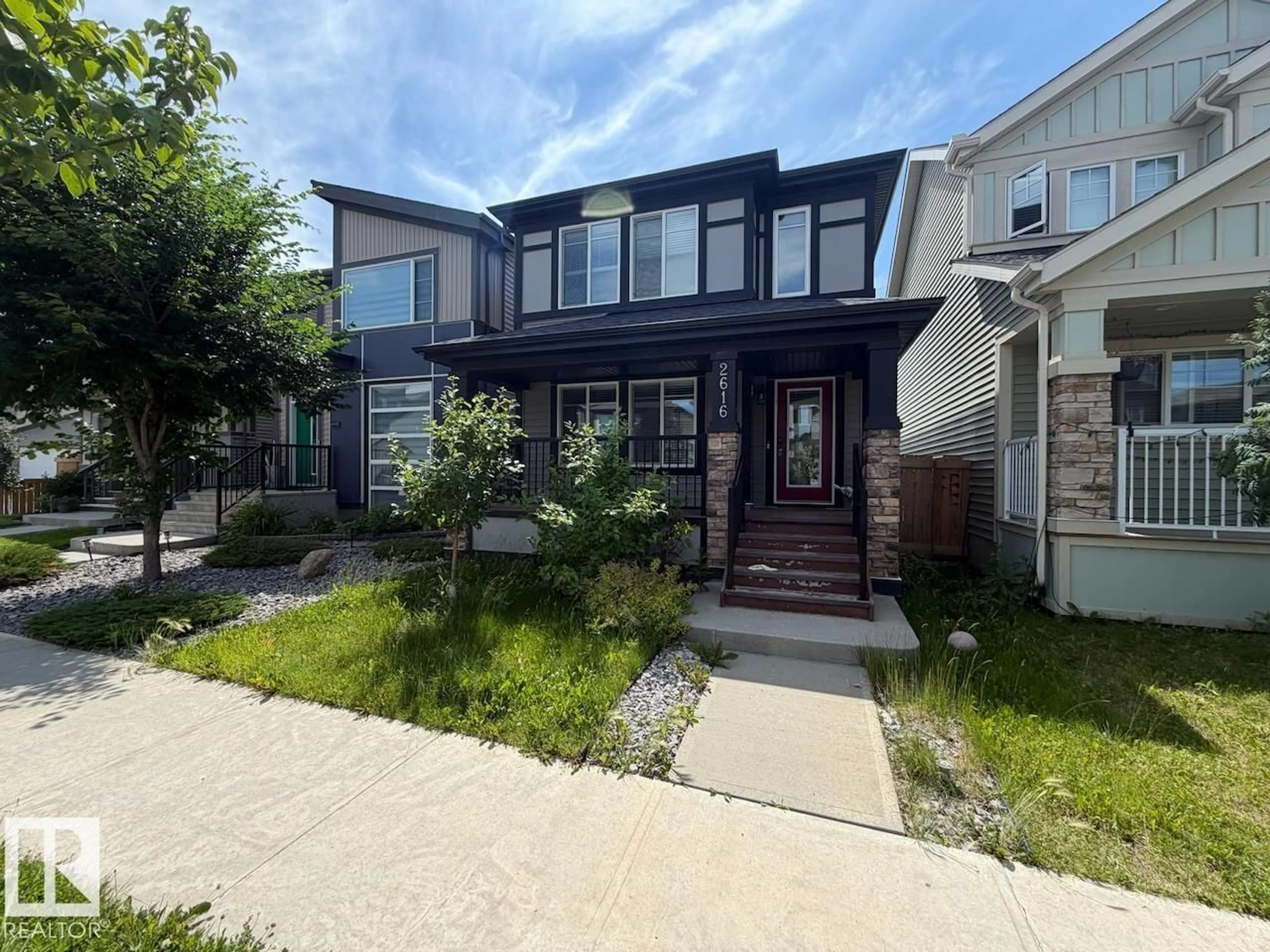 Home with brick exterior material, street for SW - 2616 PRICE CM, Edmonton Alberta T6W3P9