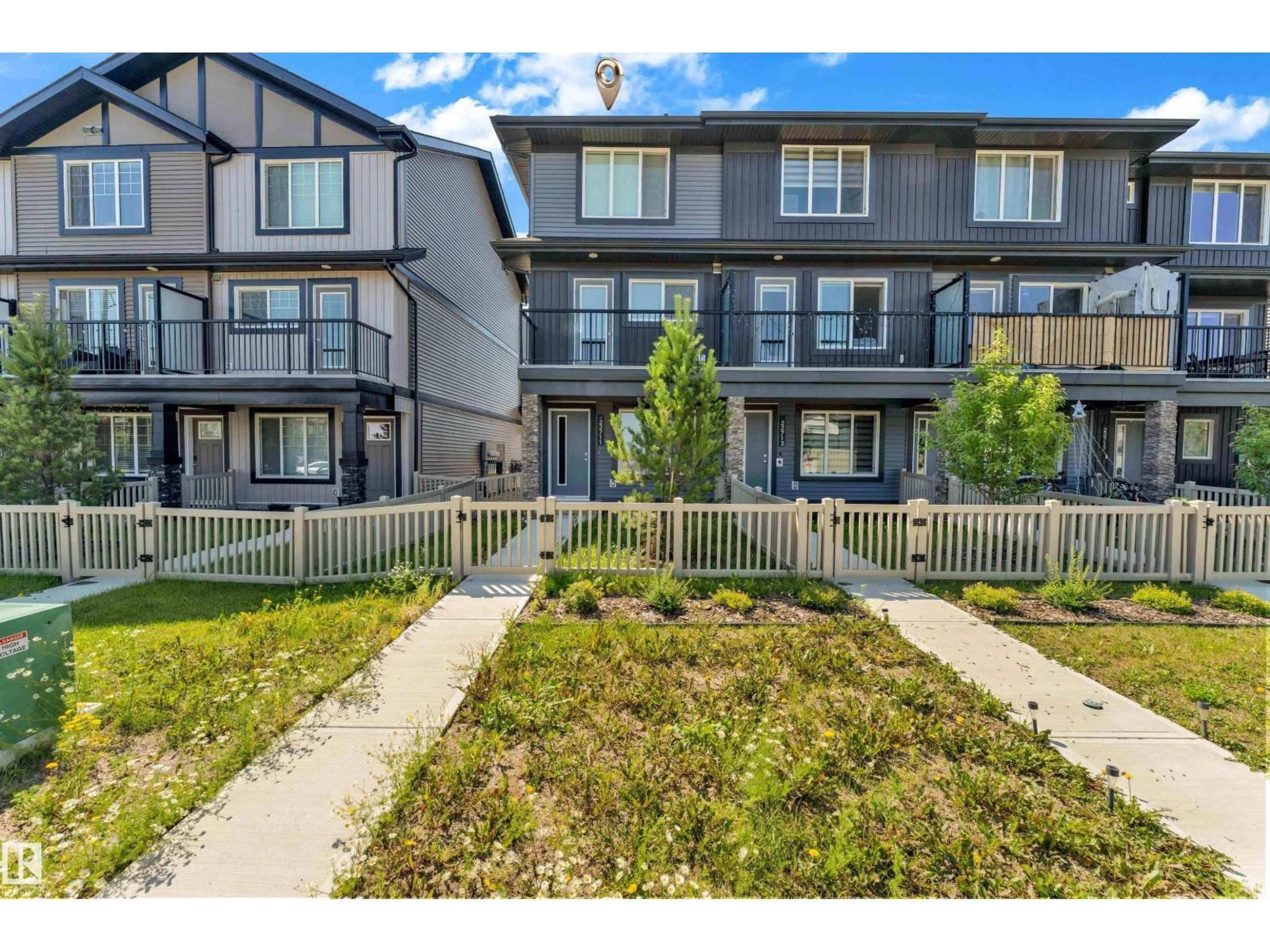 A pic from outside/outdoor area/front of a property/back of a property/a pic from drone, street for 22711 84 AV, Edmonton Alberta T5T4B4