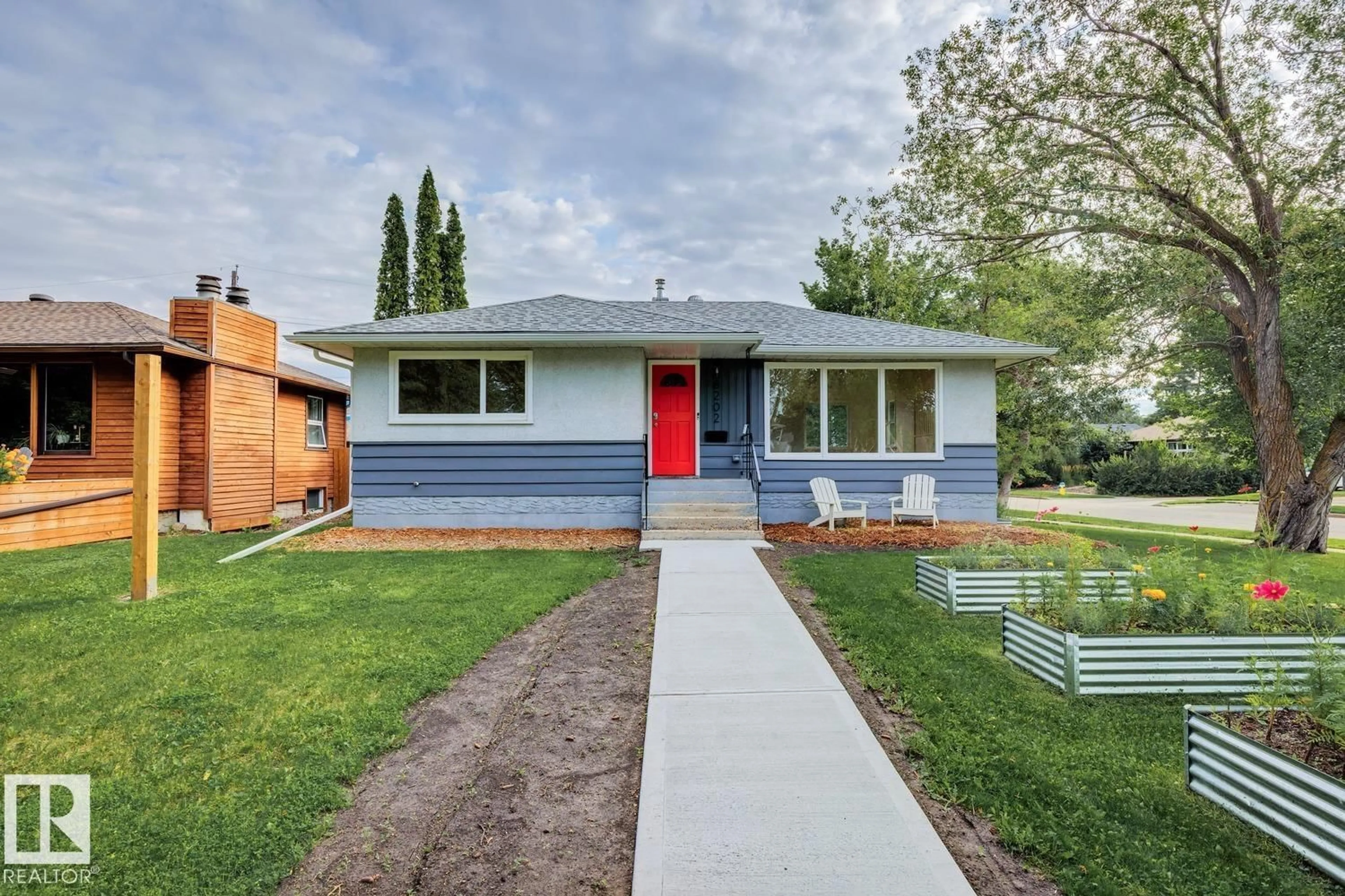 Home with brick exterior material, street for 8202 93A AV, Edmonton Alberta T6C1V6