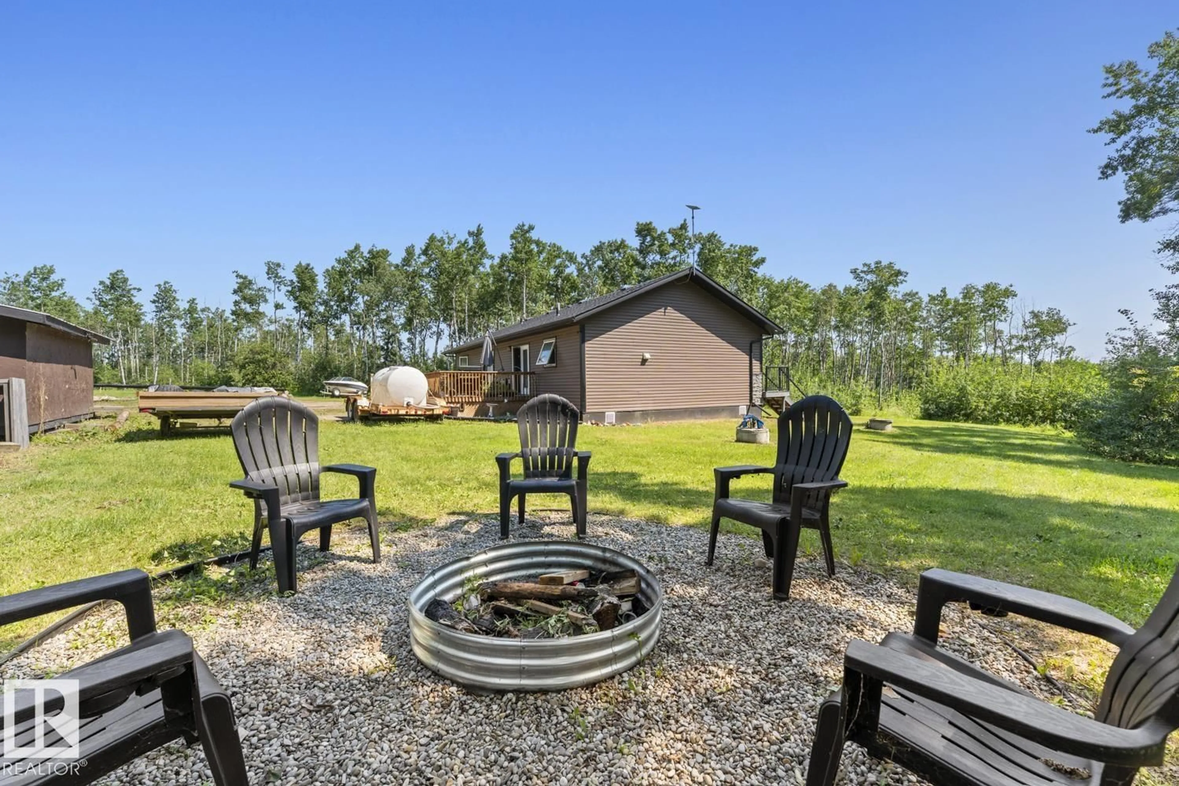 Patio, water/lake/river/ocean view for 60020 RANGE ROAD 460, Rural Bonnyville M.D. Alberta T9N2J2