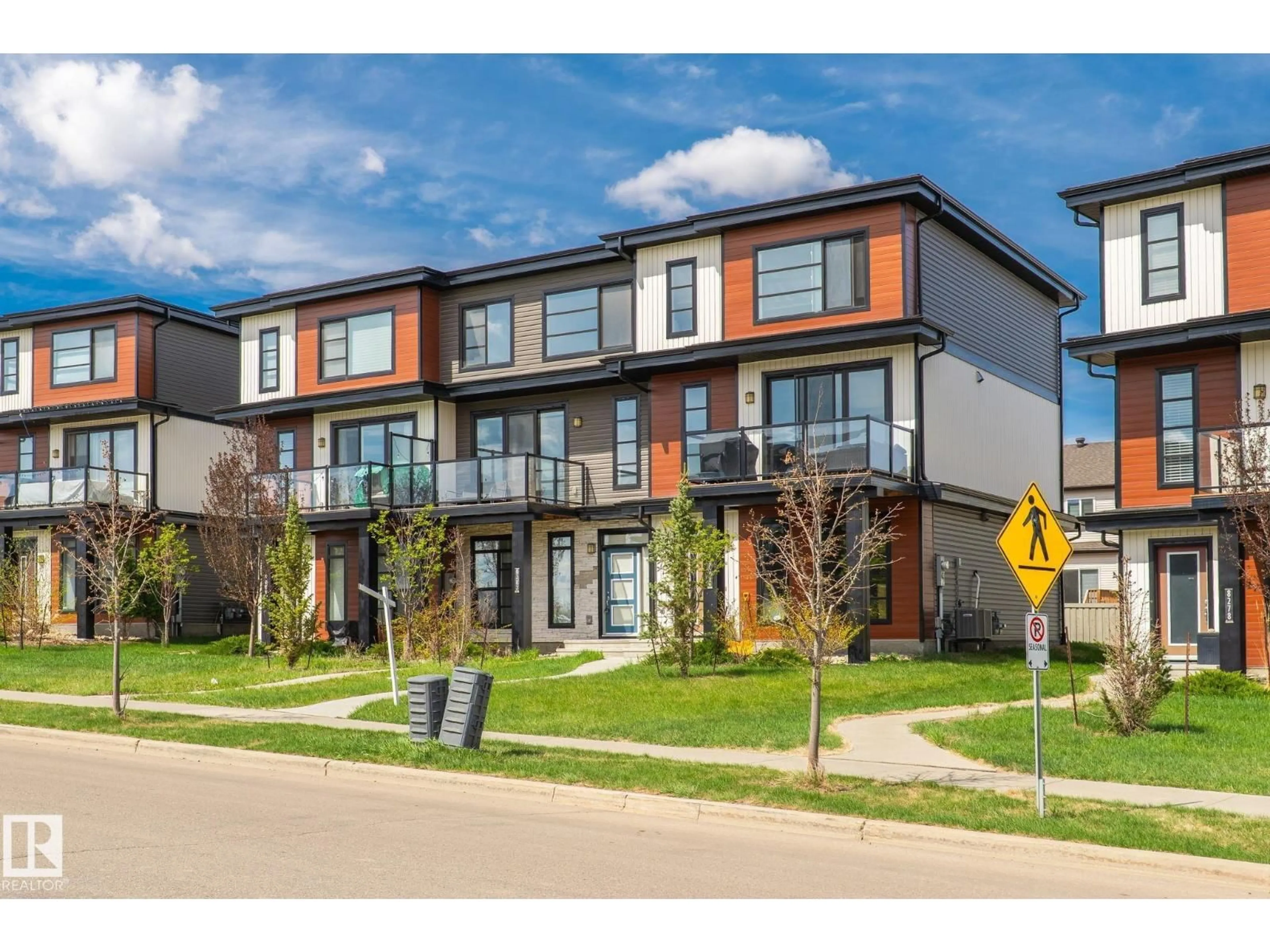 Home with brick exterior material, street for 8282 CHAPPELLE WAY, Edmonton Alberta T6W3Y5