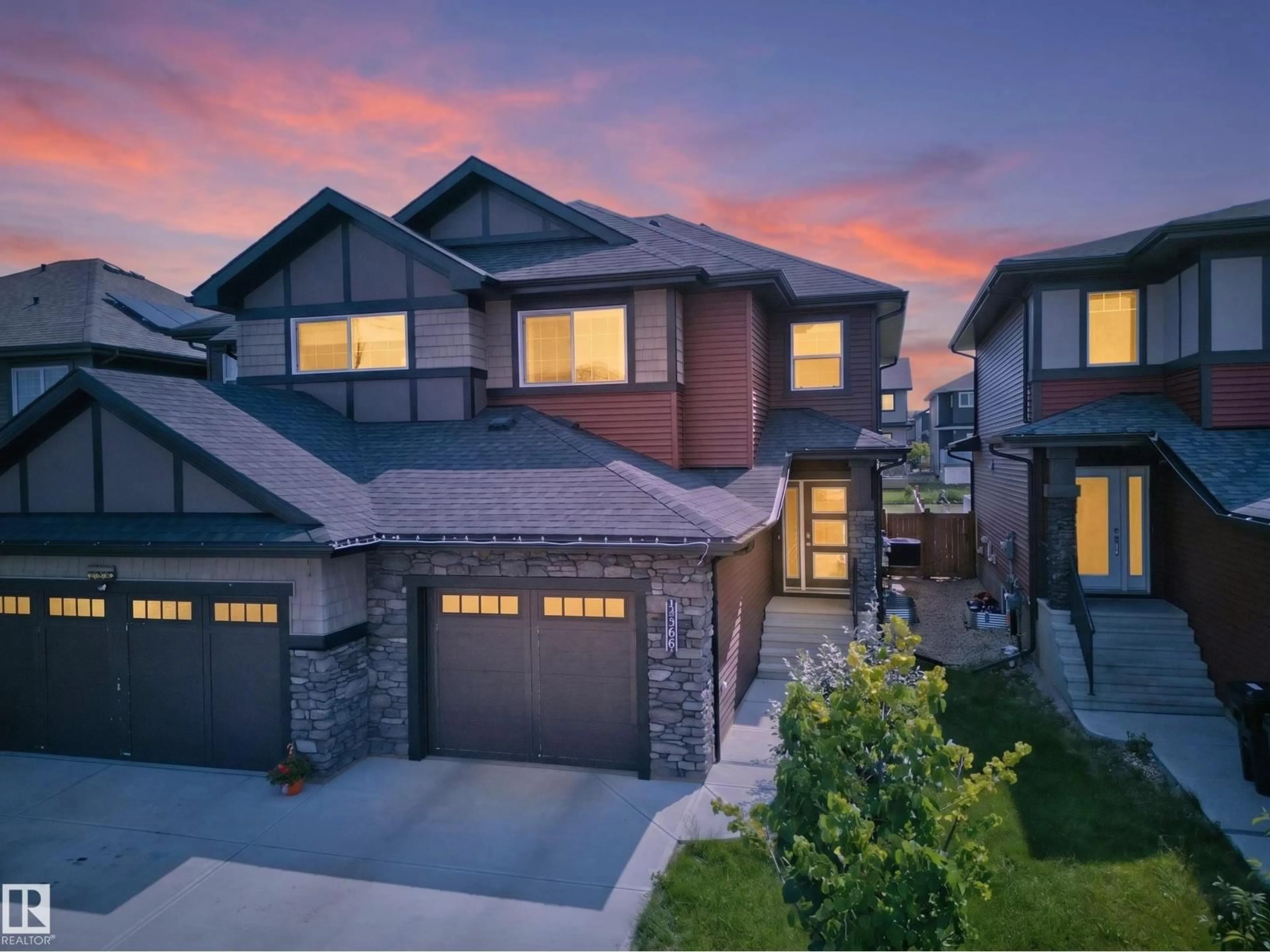 Home with brick exterior material, street for 2366 WONNACOTT CR, Edmonton Alberta T6X2J4