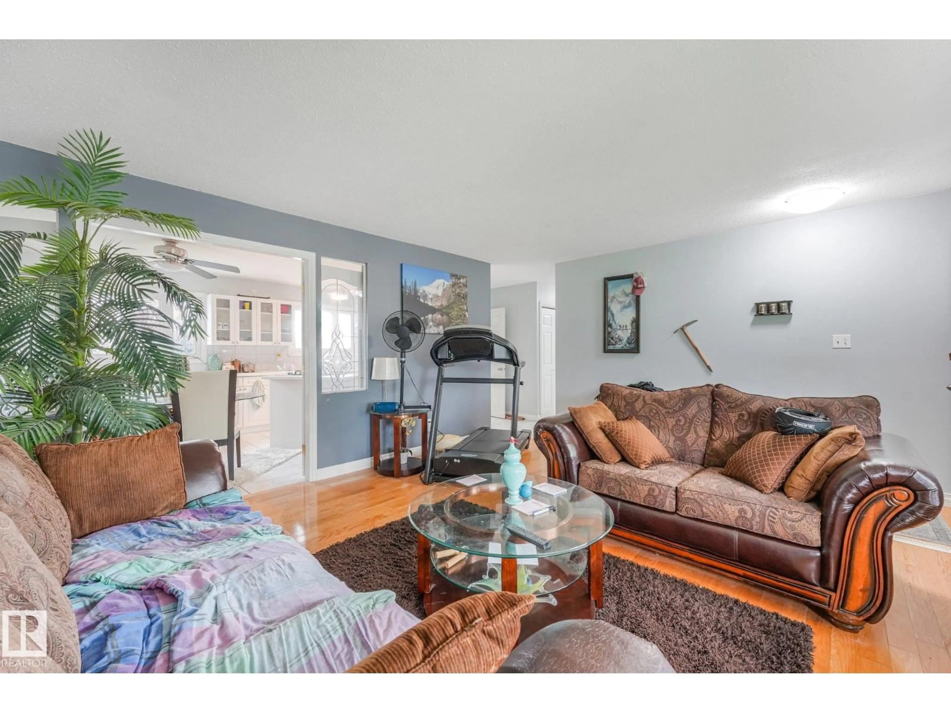 Living room with furniture, unknown for 8712 137 AV, Edmonton Alberta T5E1Y4