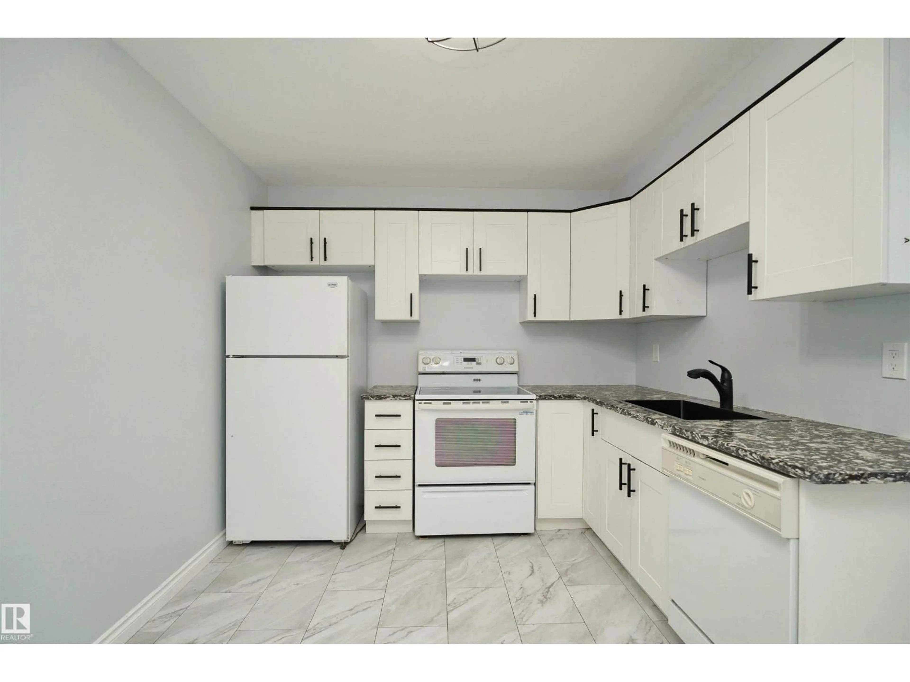 Standard kitchen, ceramic/tile floor for 1679 LAKEWOOD RD, Edmonton Alberta T6K3B9