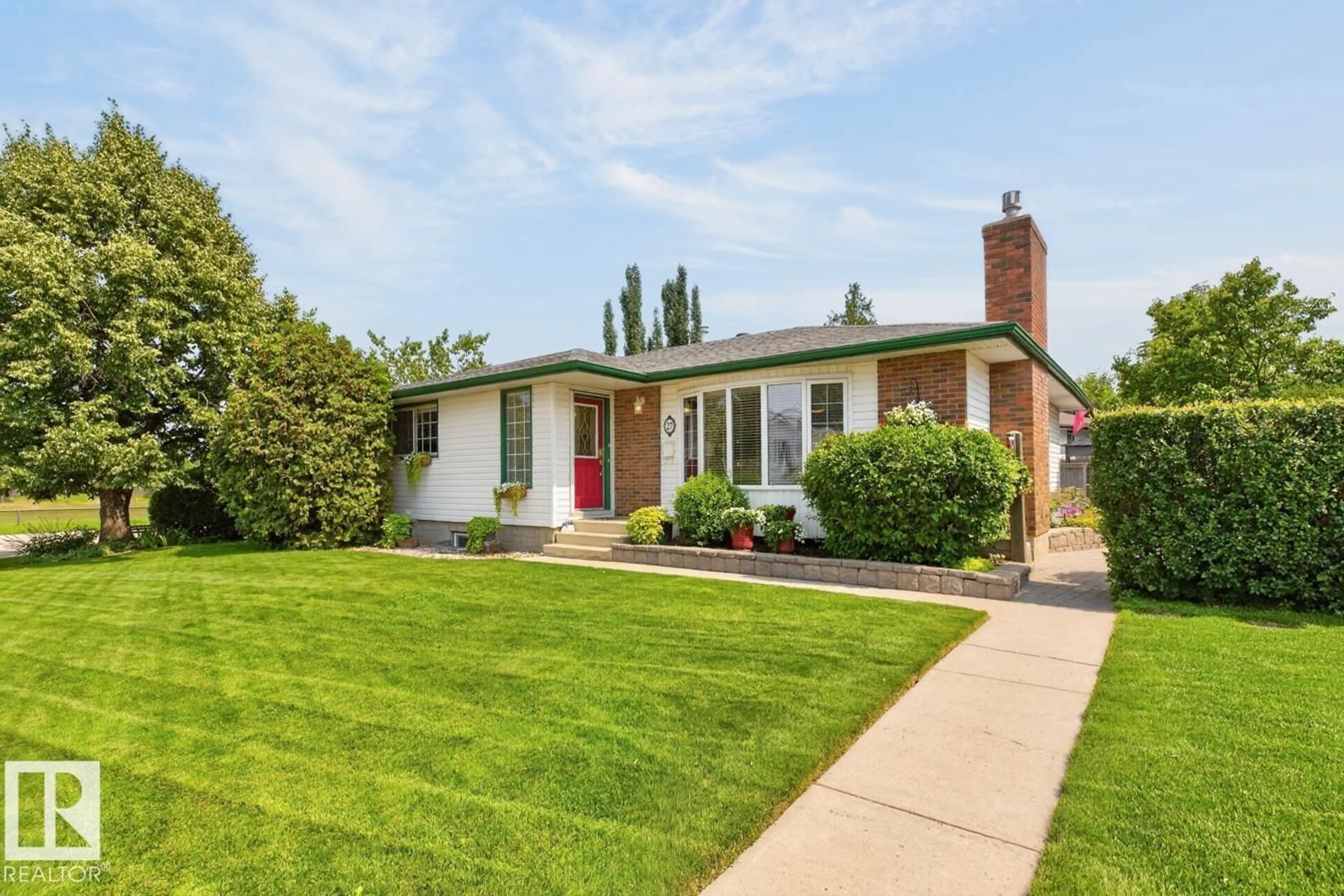 Home with brick exterior material, street for 27 MILFORD CR, Sherwood Park Alberta T8V3V3