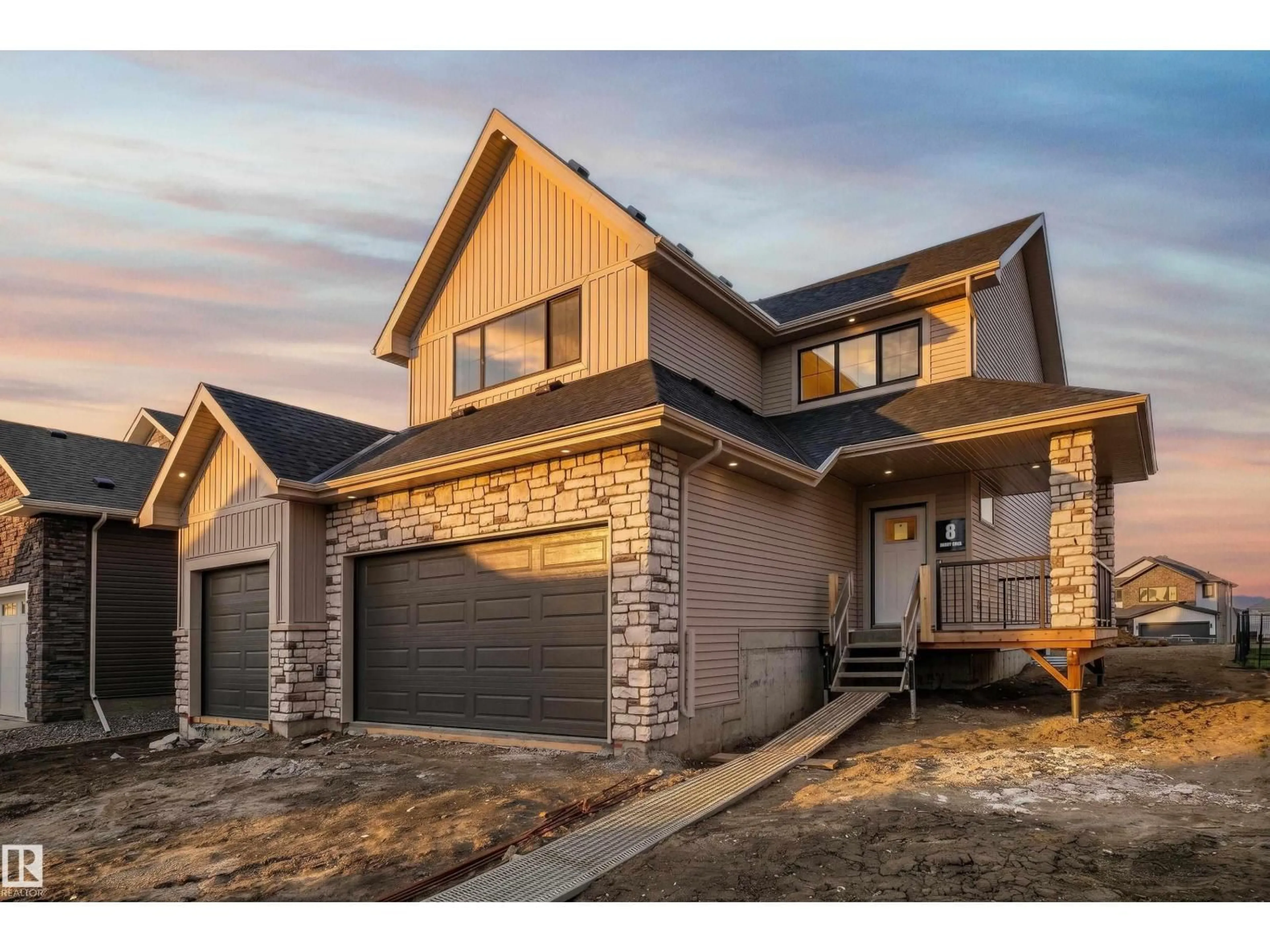 Home with brick exterior material, street for 8 DARBY CR, Spruce Grove Alberta T7X0W9