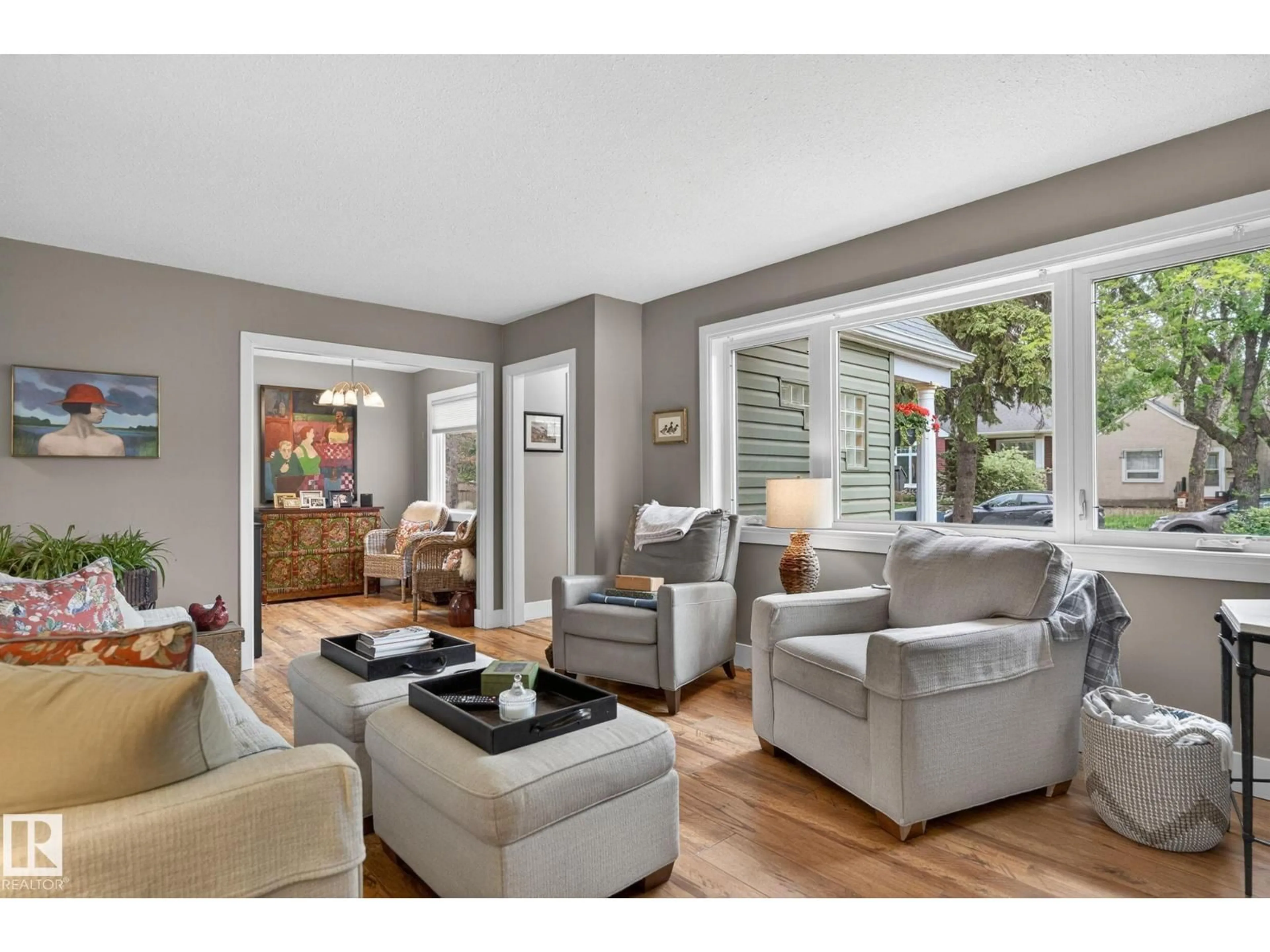 Living room with furniture, unknown for NW - 10108 144 ST, Edmonton Alberta T5N2T7