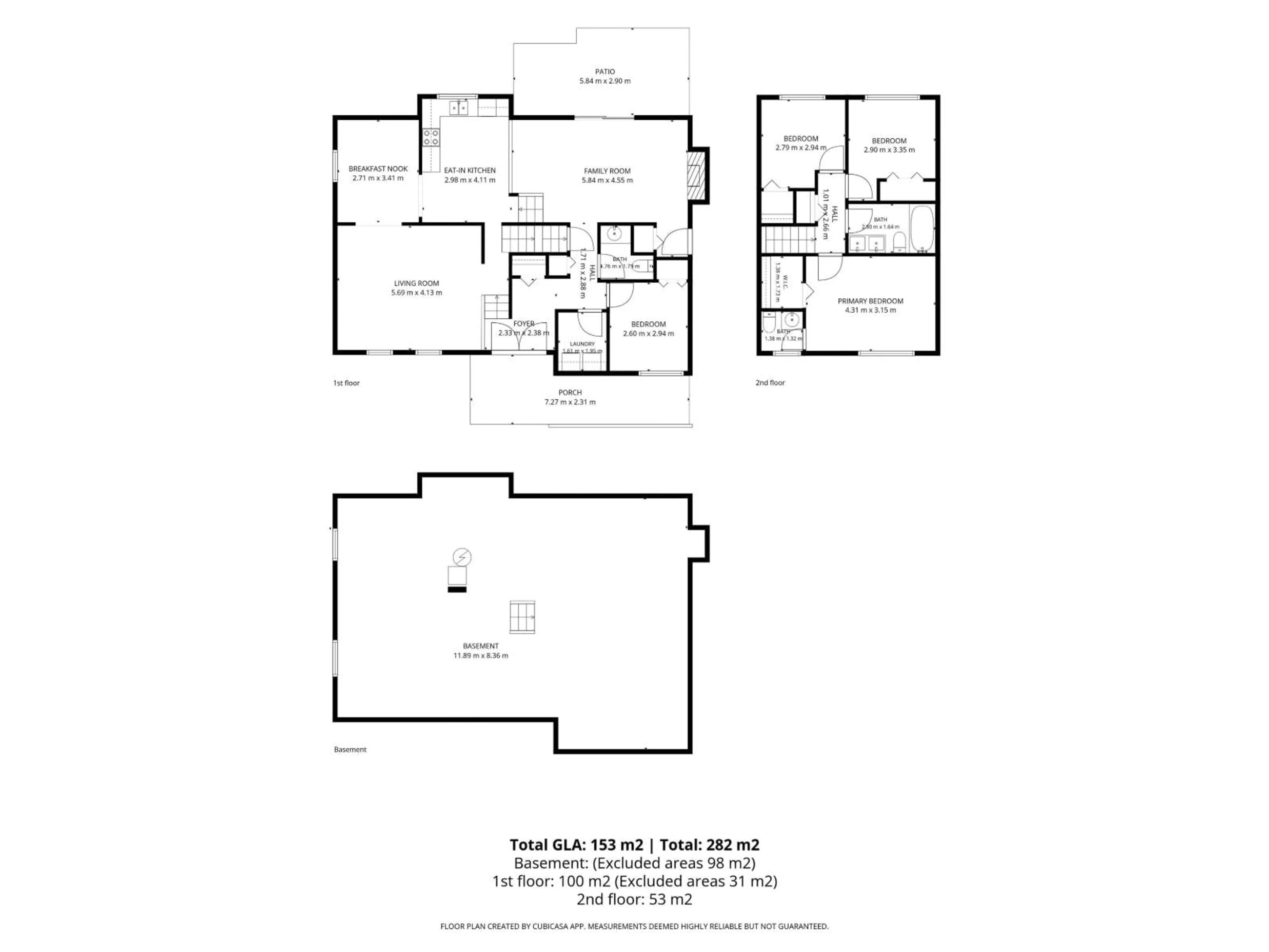 Floor plan for 83 GARLAND CR, Sherwood Park Alberta T8A2P9