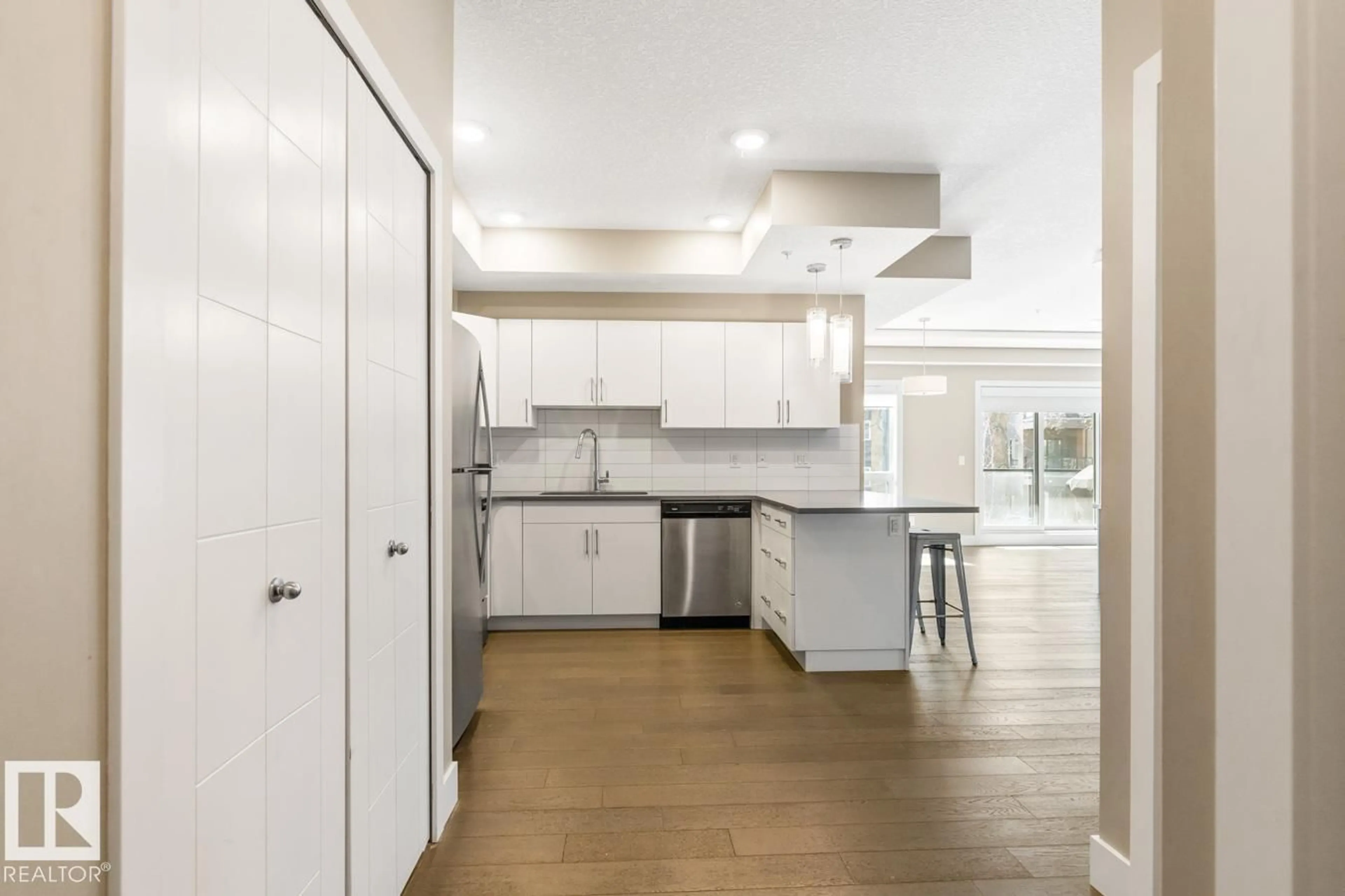 Open concept kitchen, unknown for 203 - 10006 83 AV, Edmonton Alberta T6E2C2