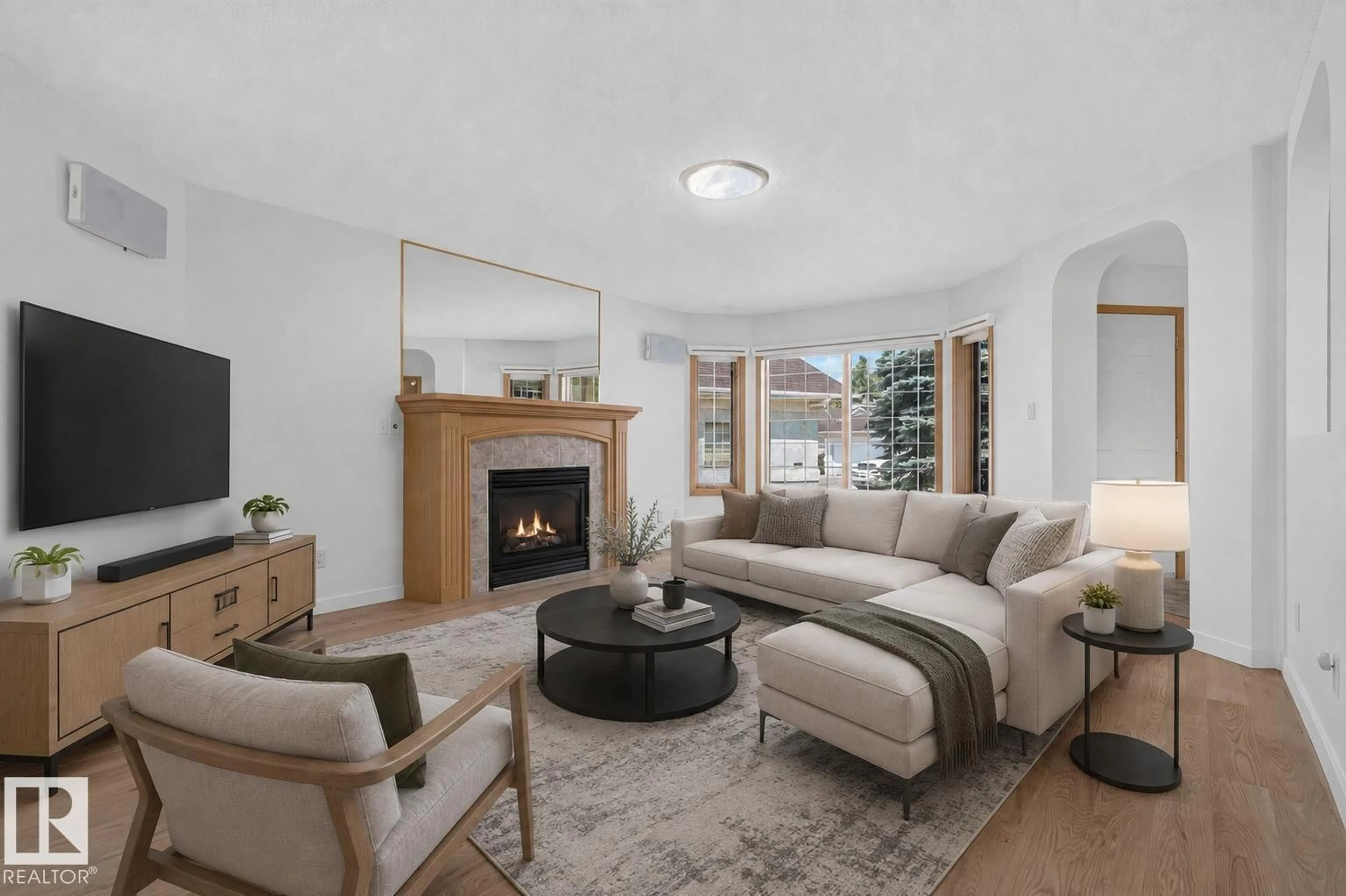 Living room with furniture, unknown for 120 IRONWOOD PL, Edmonton Alberta T6J6R4