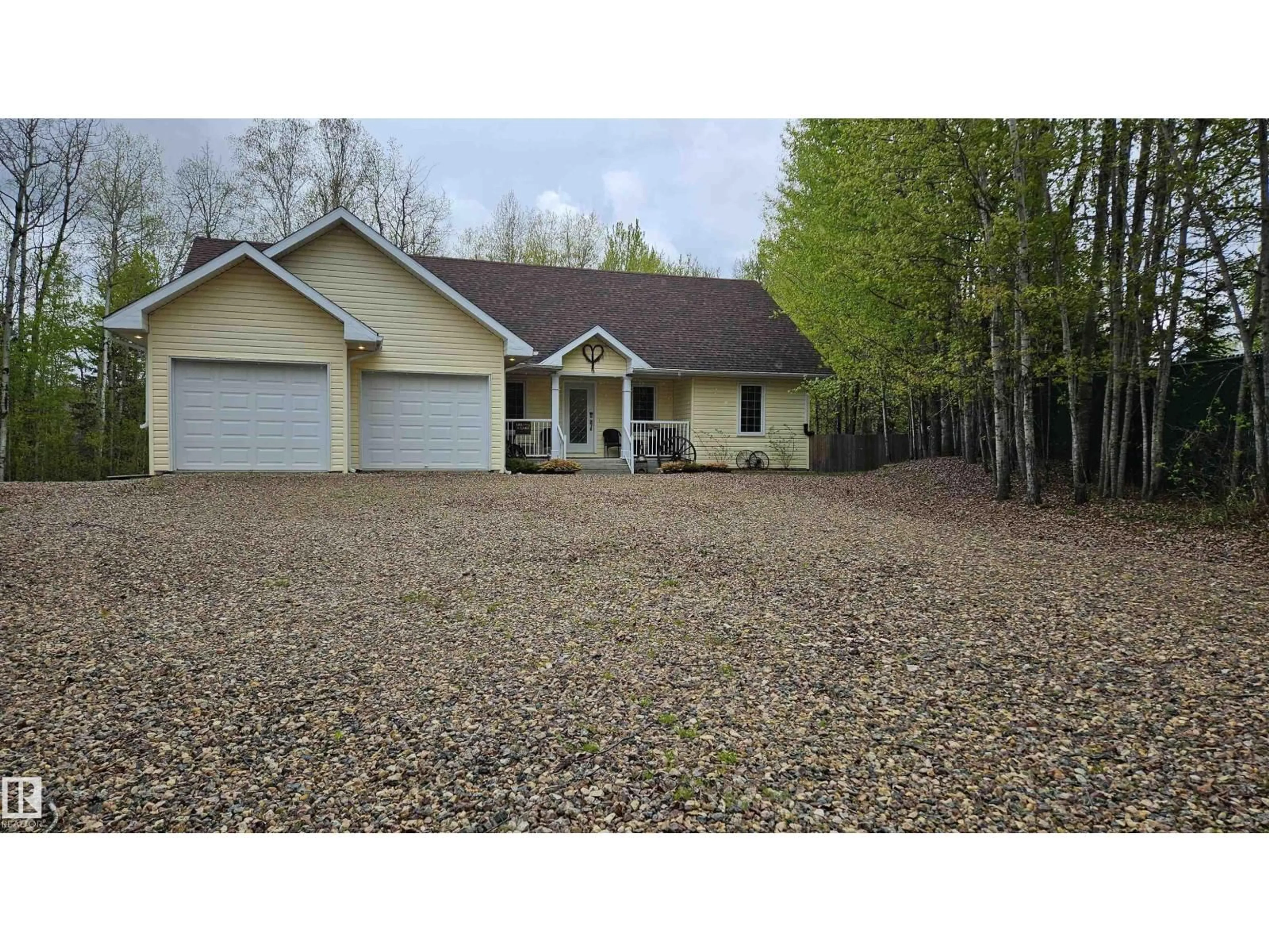 A pic from outside/outdoor area/front of a property/back of a property/a pic from drone, street for 7 ANDREW DR, Rural Athabasca County Alberta T0A0M0