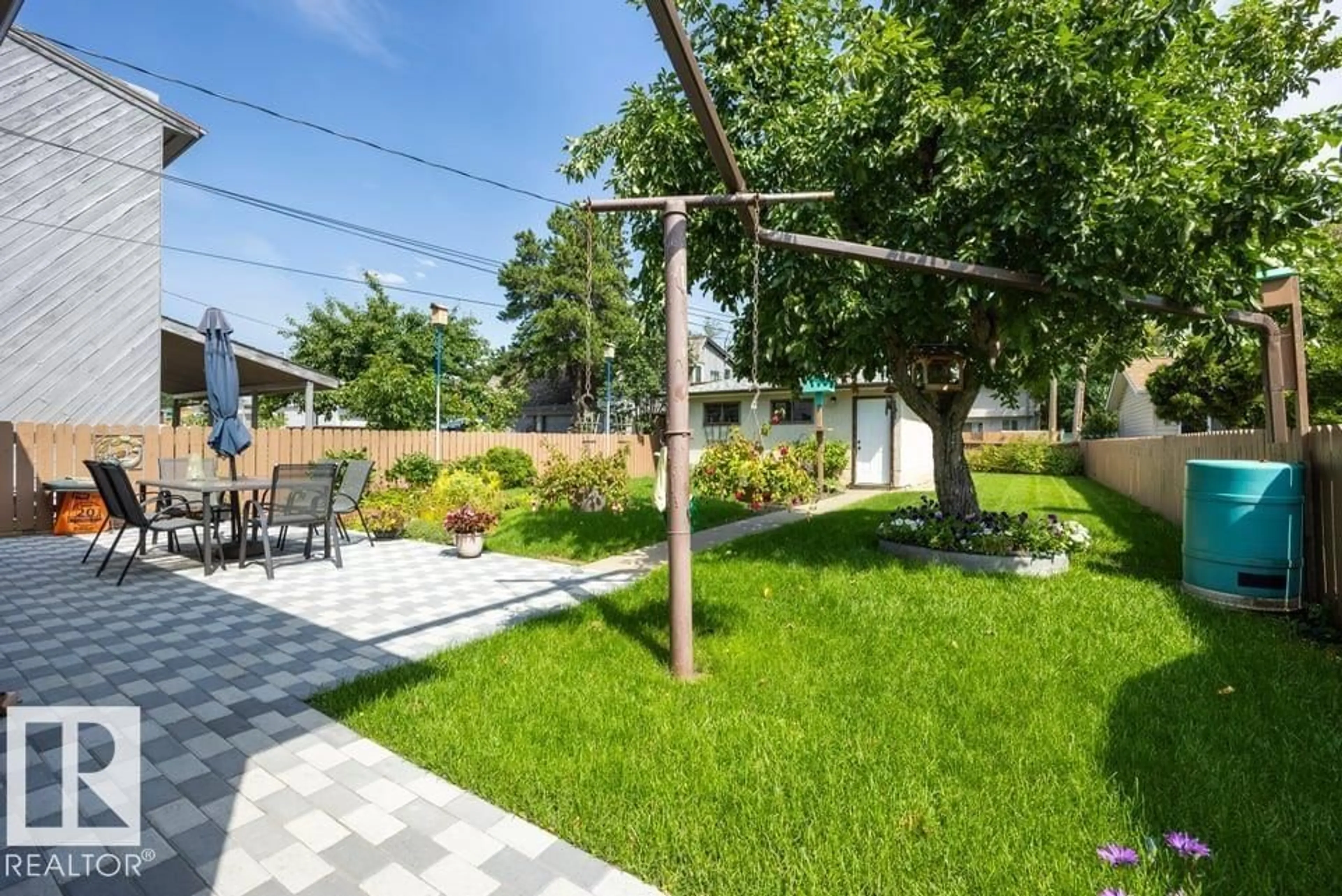 Patio, street for 9823 151 ST, Edmonton Alberta T5P1S9