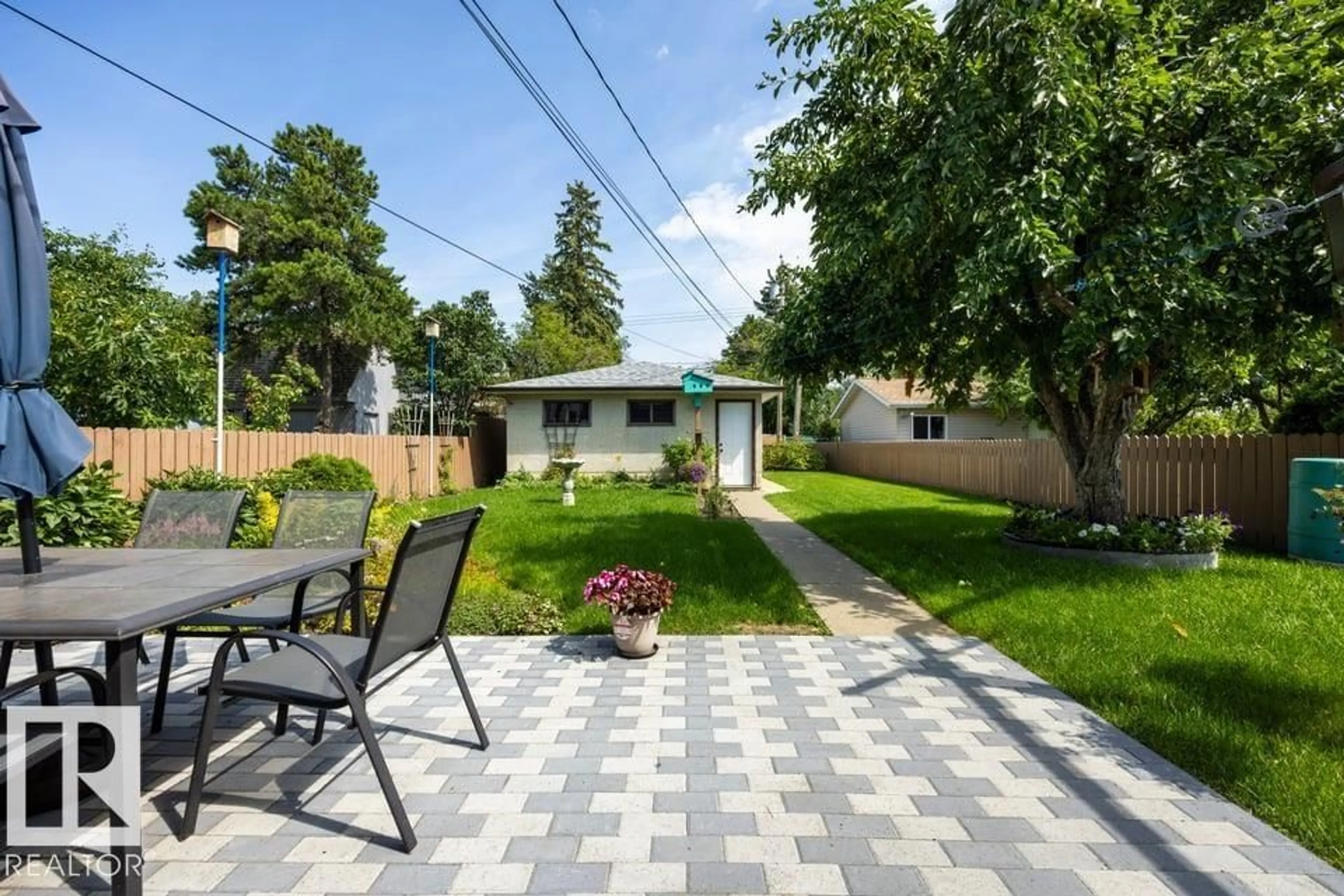 Patio, street for 9823 151 ST, Edmonton Alberta T5P1S9