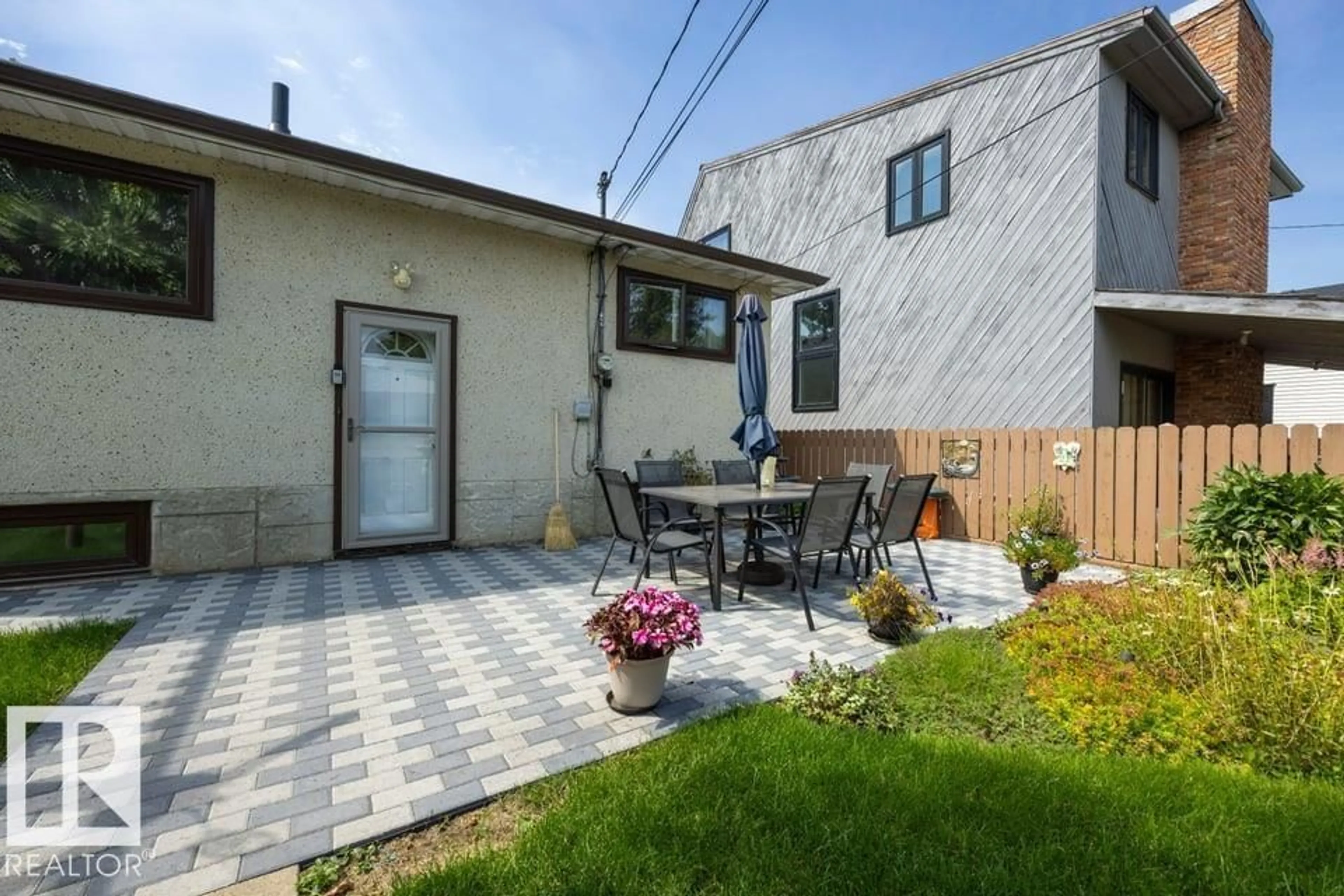 Patio, street for 9823 151 ST, Edmonton Alberta T5P1S9