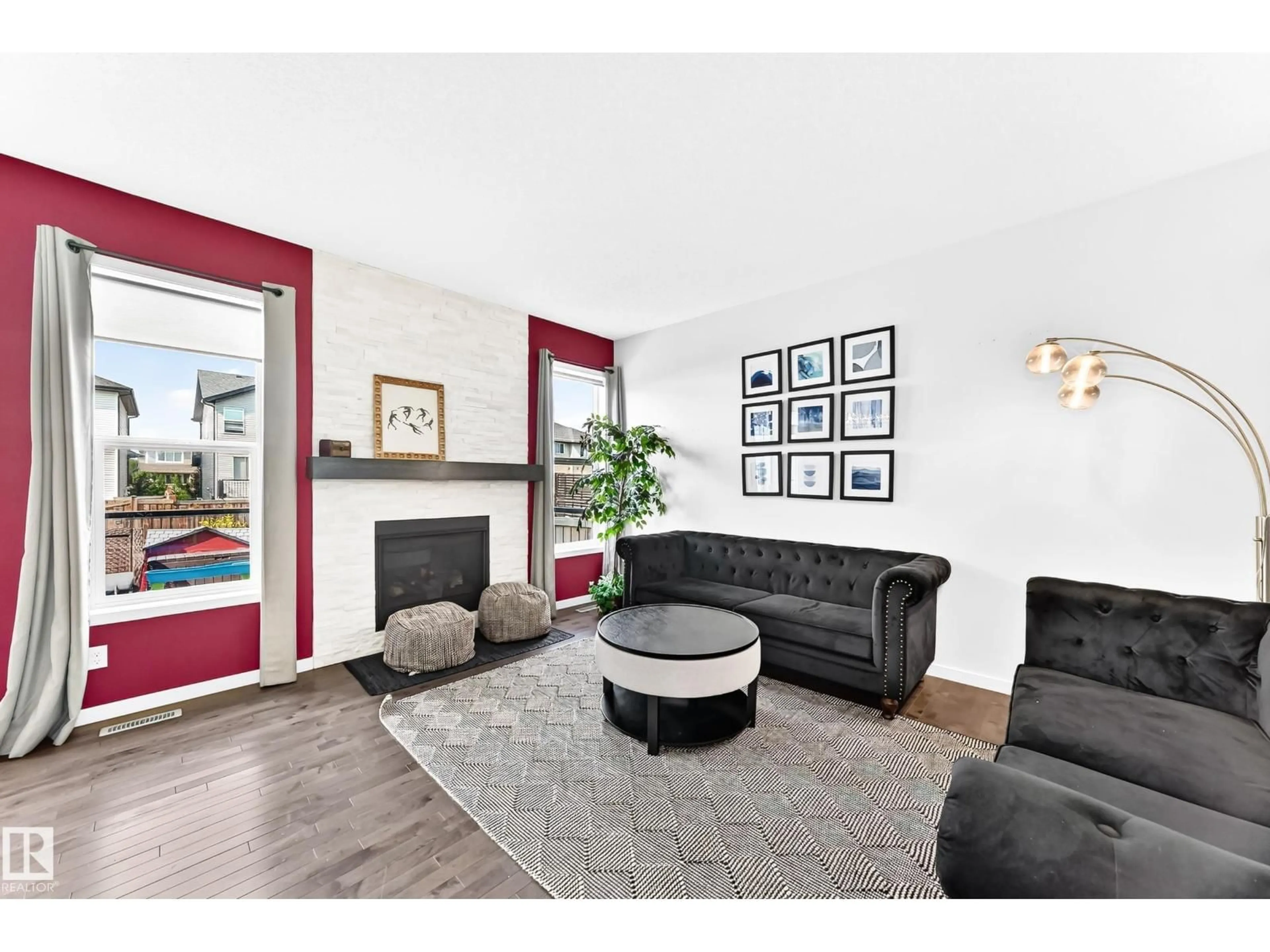 Living room with furniture, unknown for 6122 175A AV, Edmonton Alberta T5Y3N8