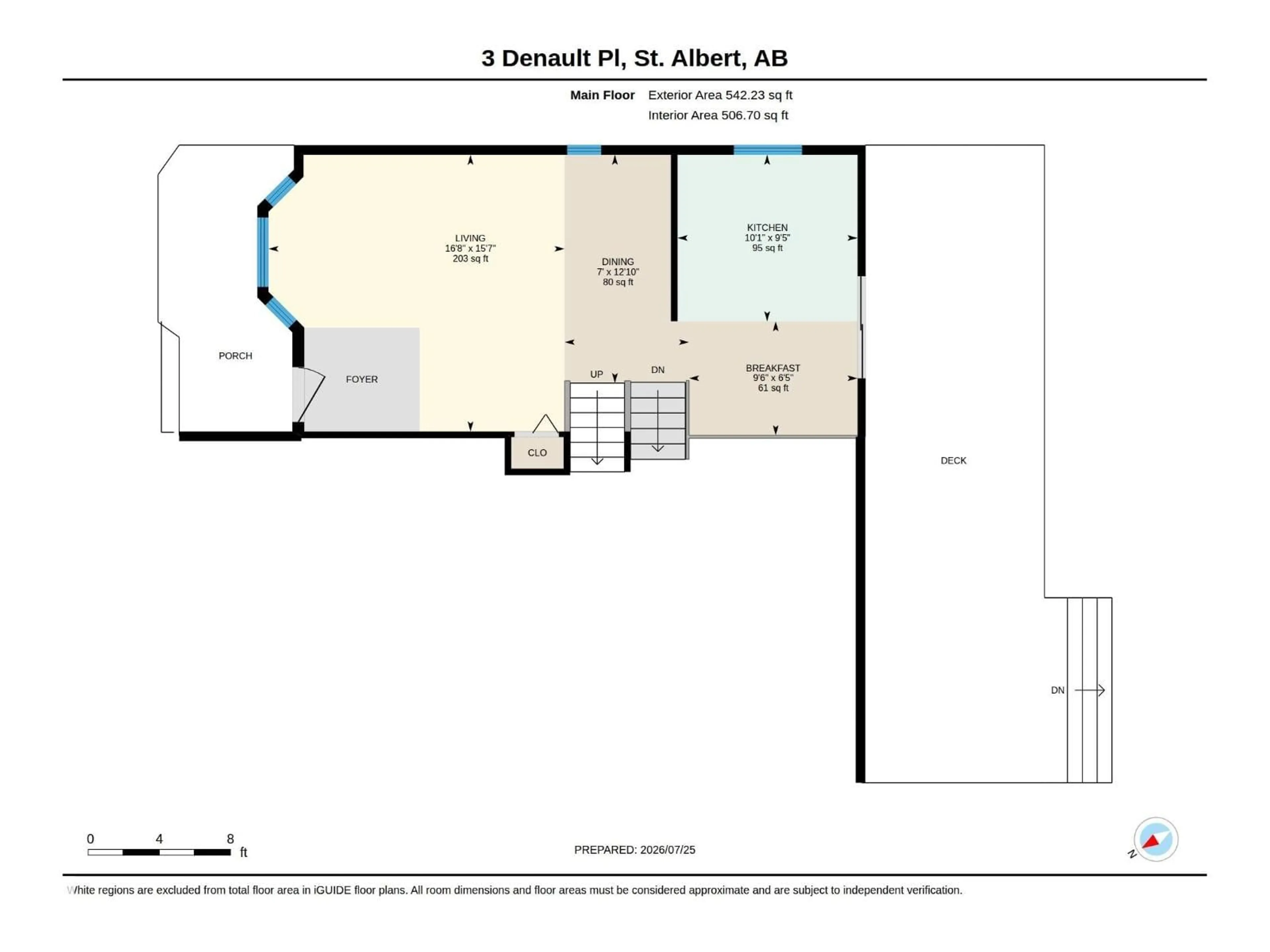 Floor plan for 3 DENAULT PL, St. Albert Alberta T8N5P6