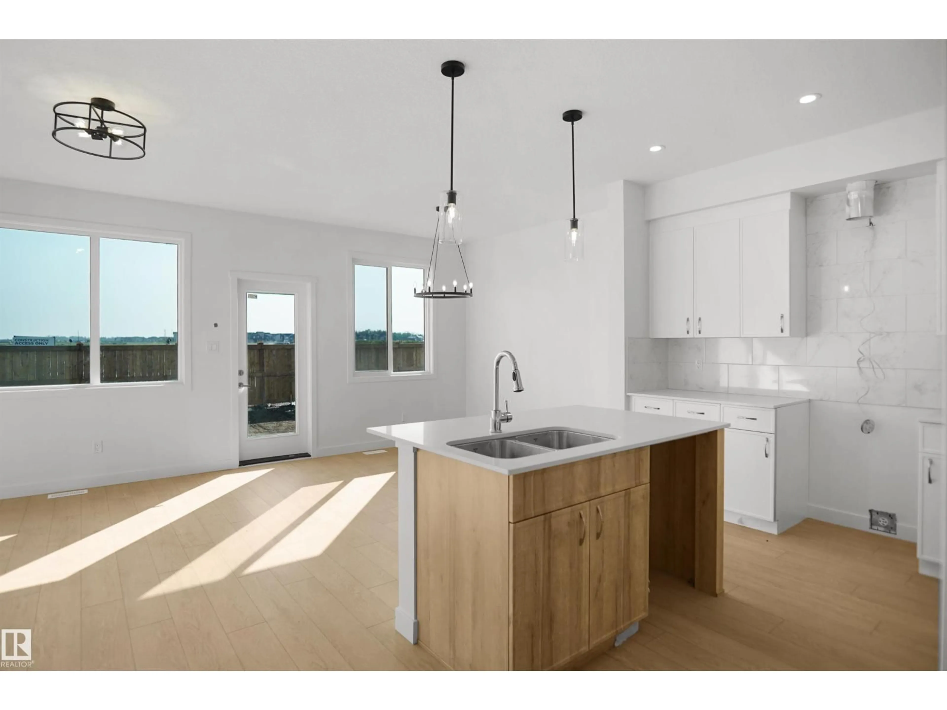 Open concept kitchen, unknown for 58 LEMON CL, Spruce Grove Alberta T7X4V4
