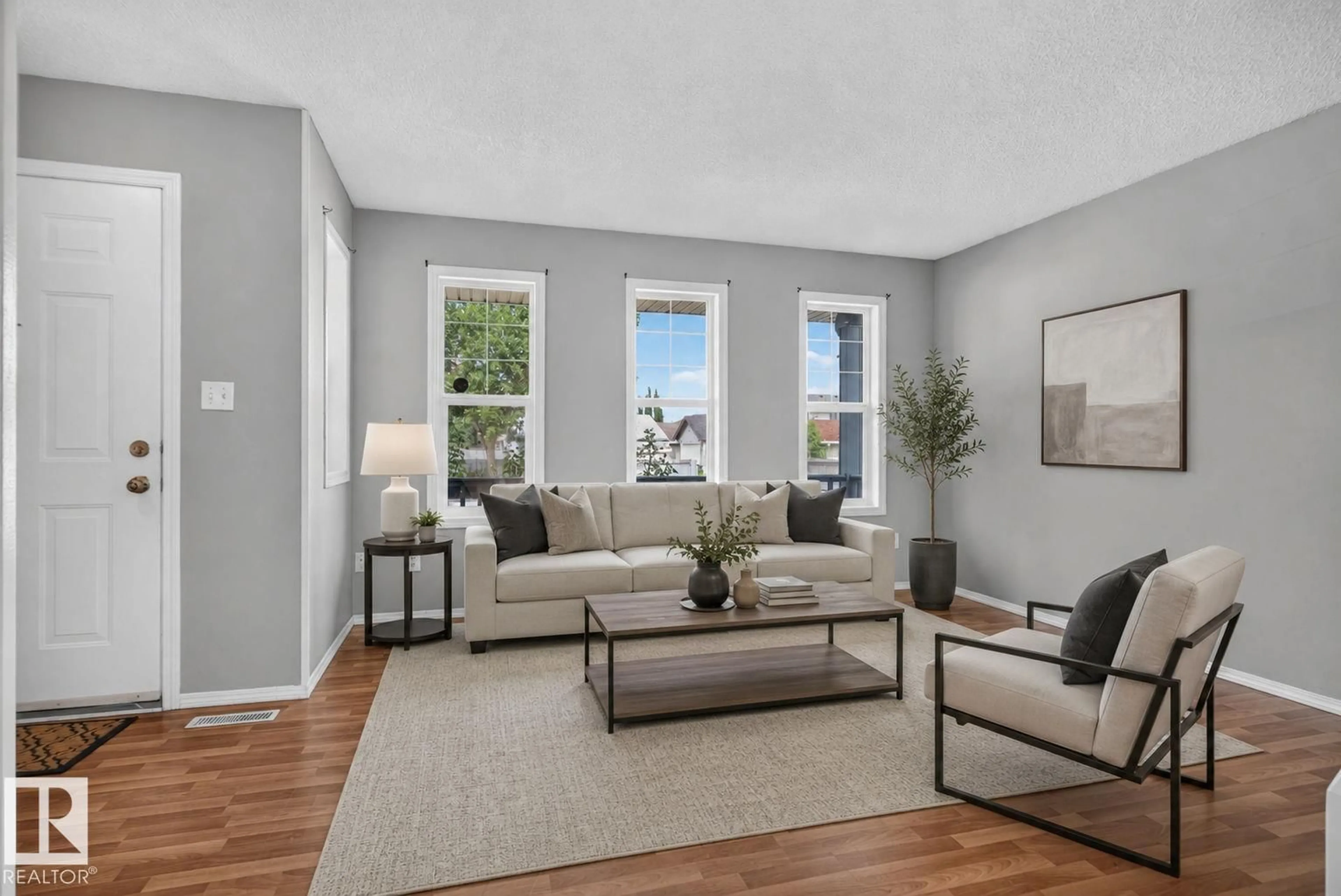 Living room with furniture, unknown for 8923 173 AV, Edmonton Alberta T5Z3W6