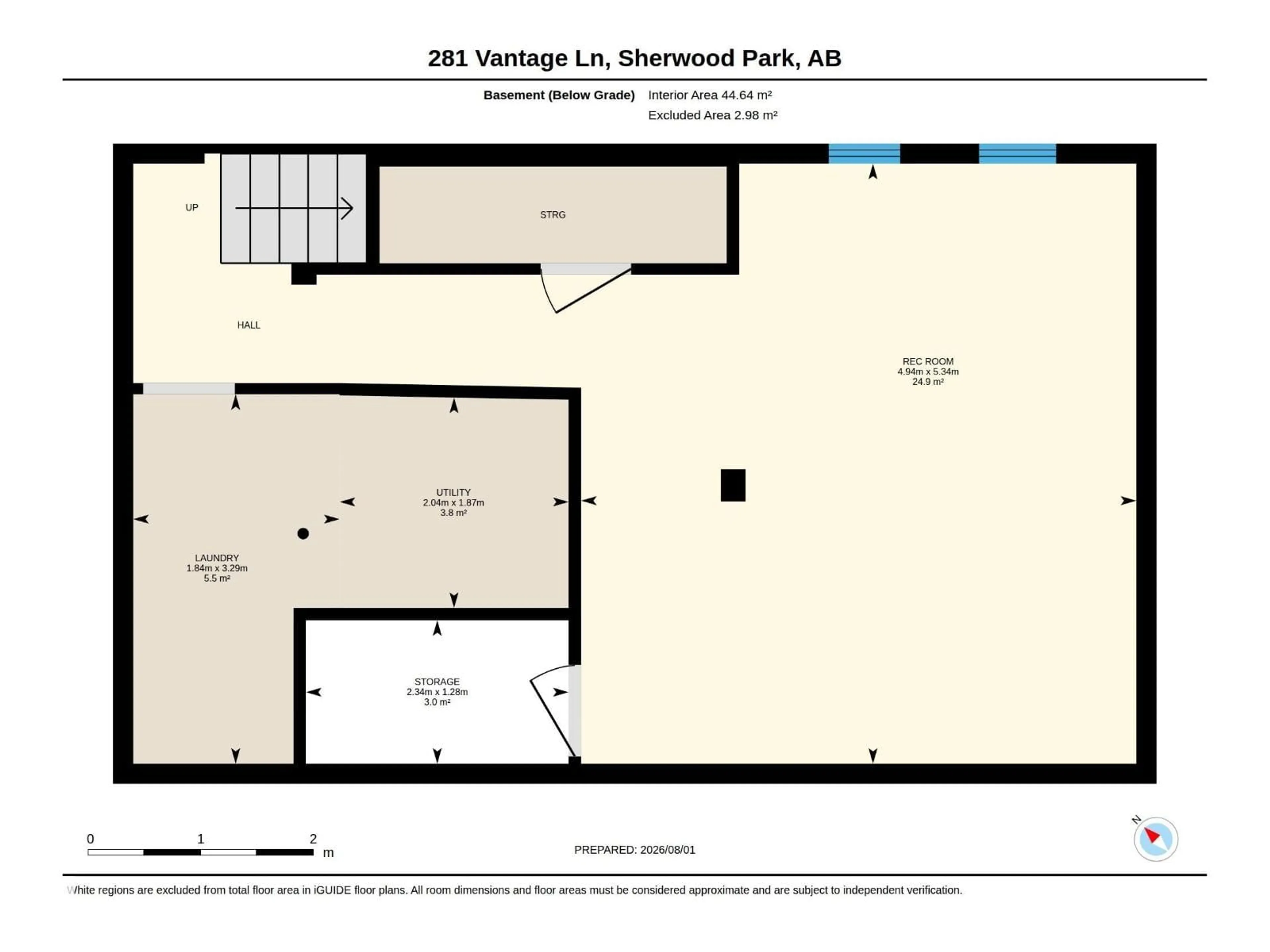 Floor plan for 281 VANTAGE LN, Sherwood Park Alberta T8A4J3