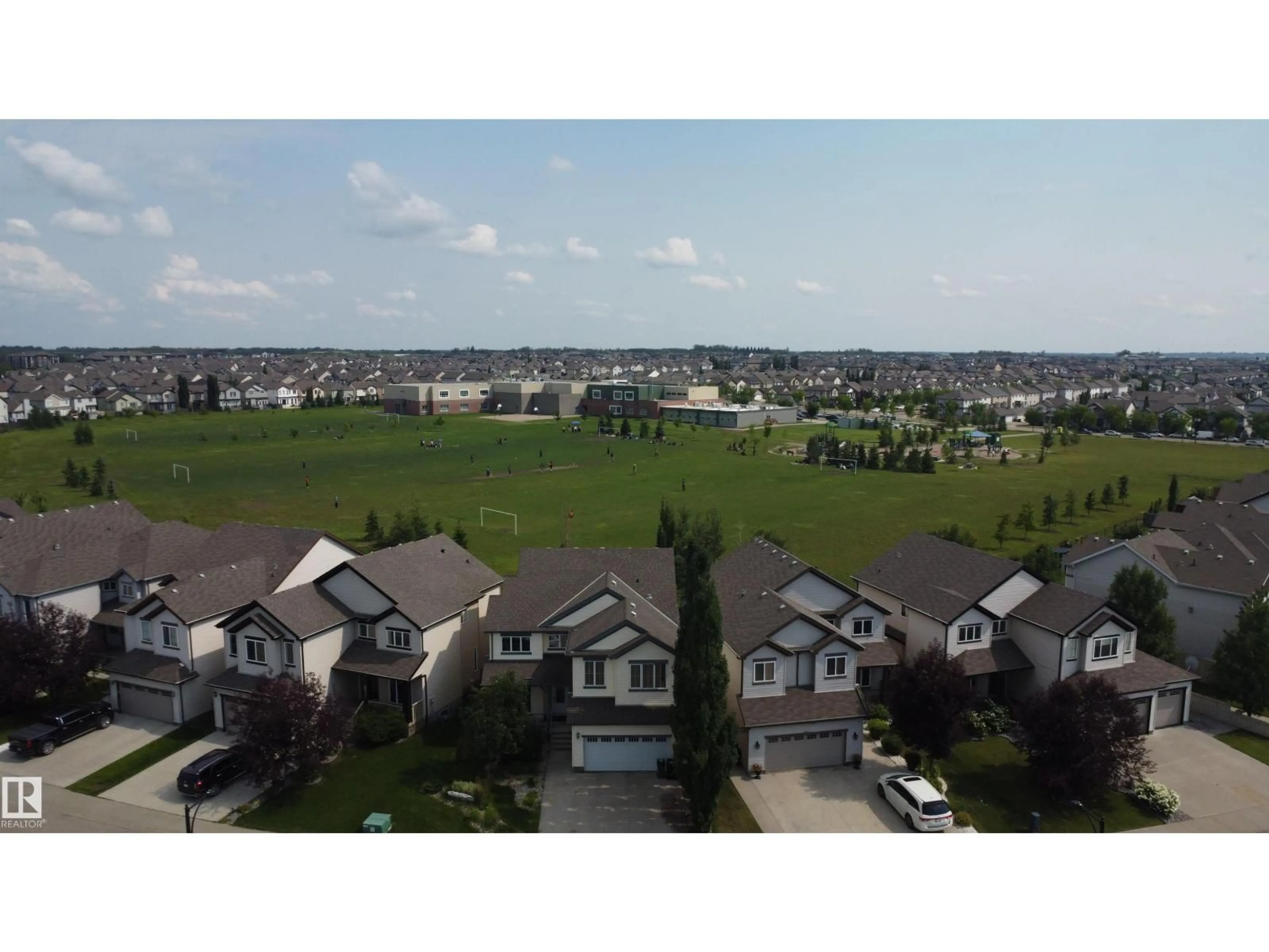 A pic from outside/outdoor area/front of a property/back of a property/a pic from drone, unknown for 5931 12 AV, Edmonton Alberta T6X0M7