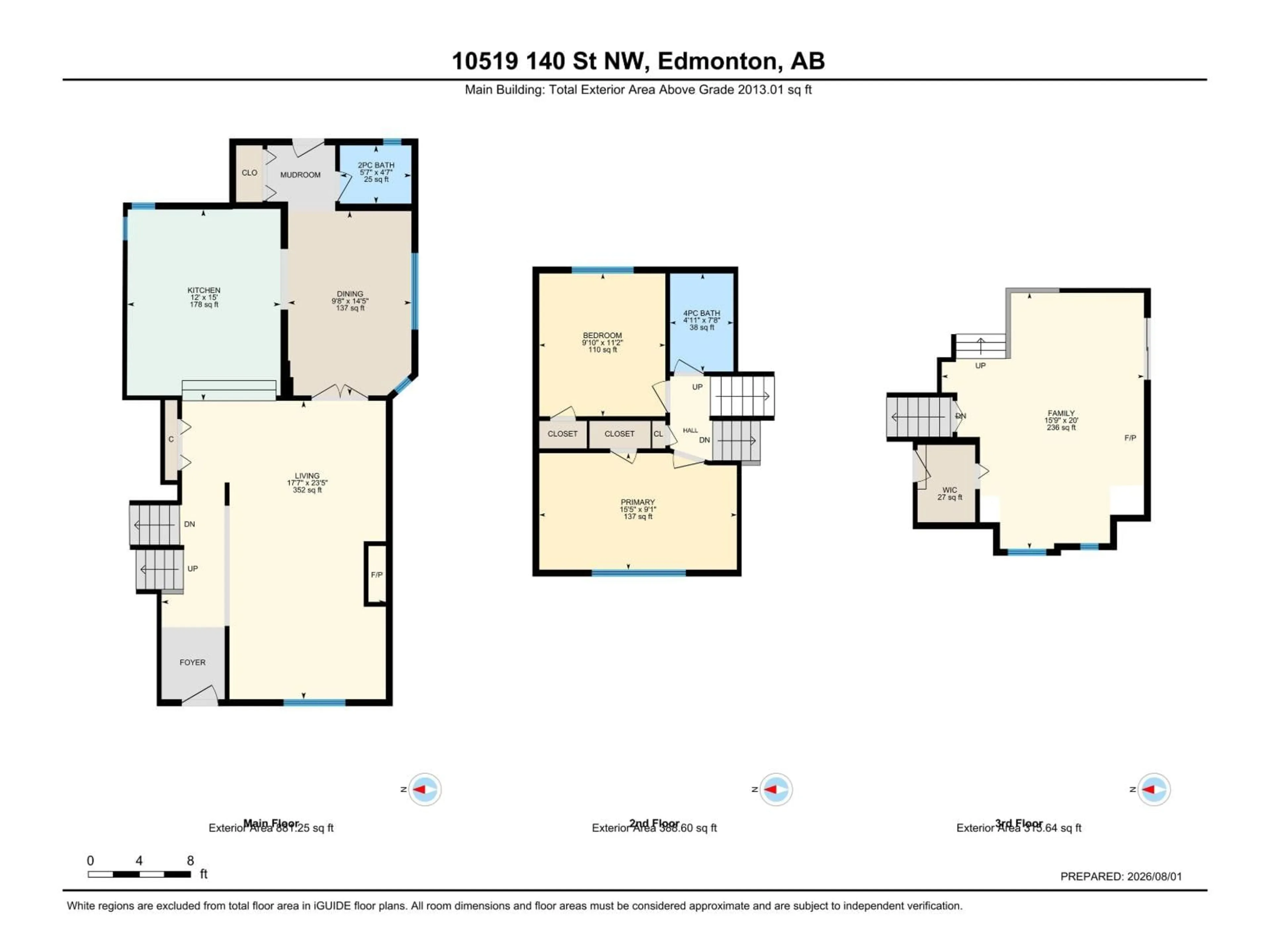 Floor plan for NW - 10519 140 ST, Edmonton Alberta T5N2M1
