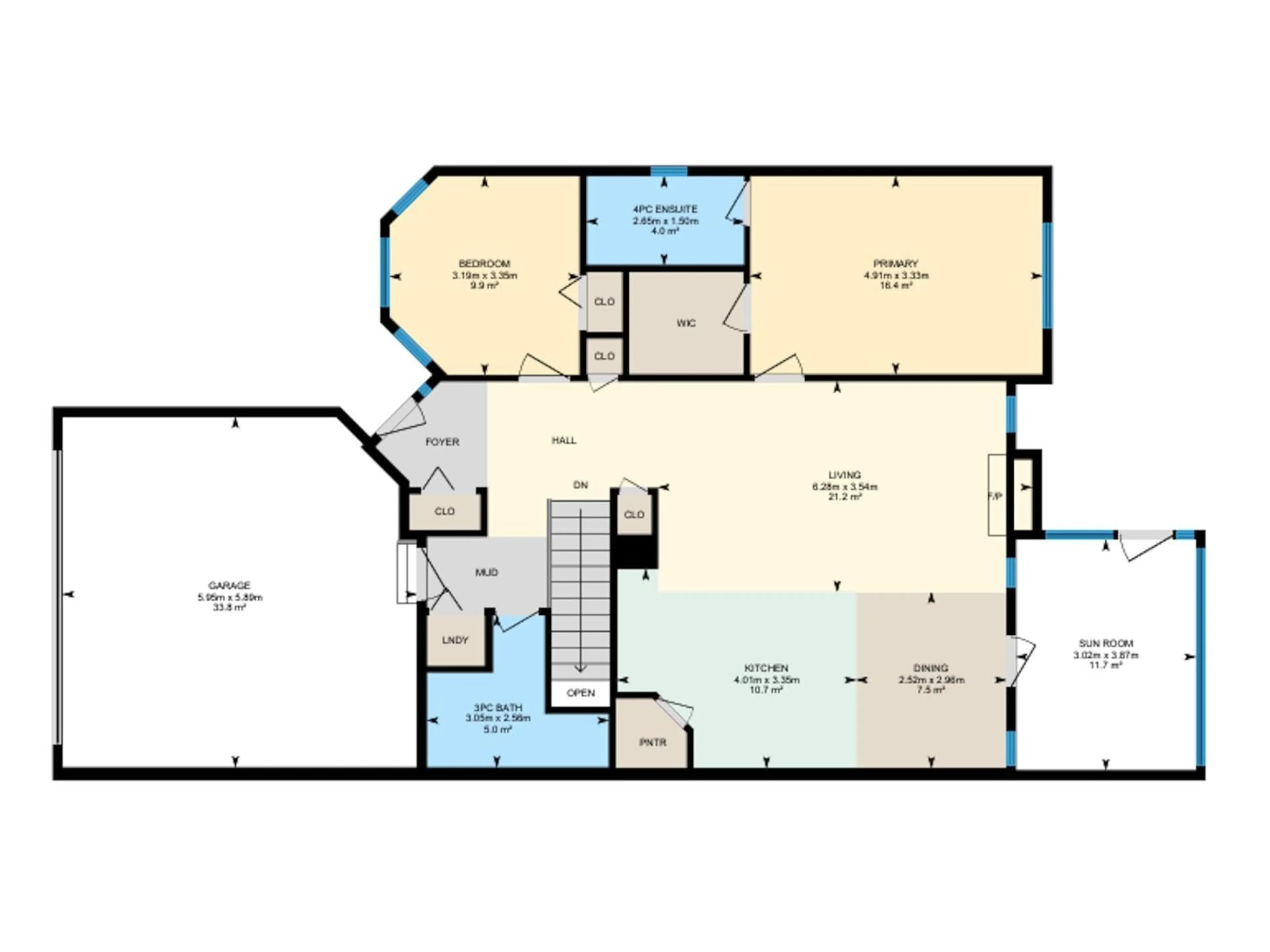 Floor plan for 18 - 31 CHARLTON WY, Sherwood Park Alberta T8H2L6
