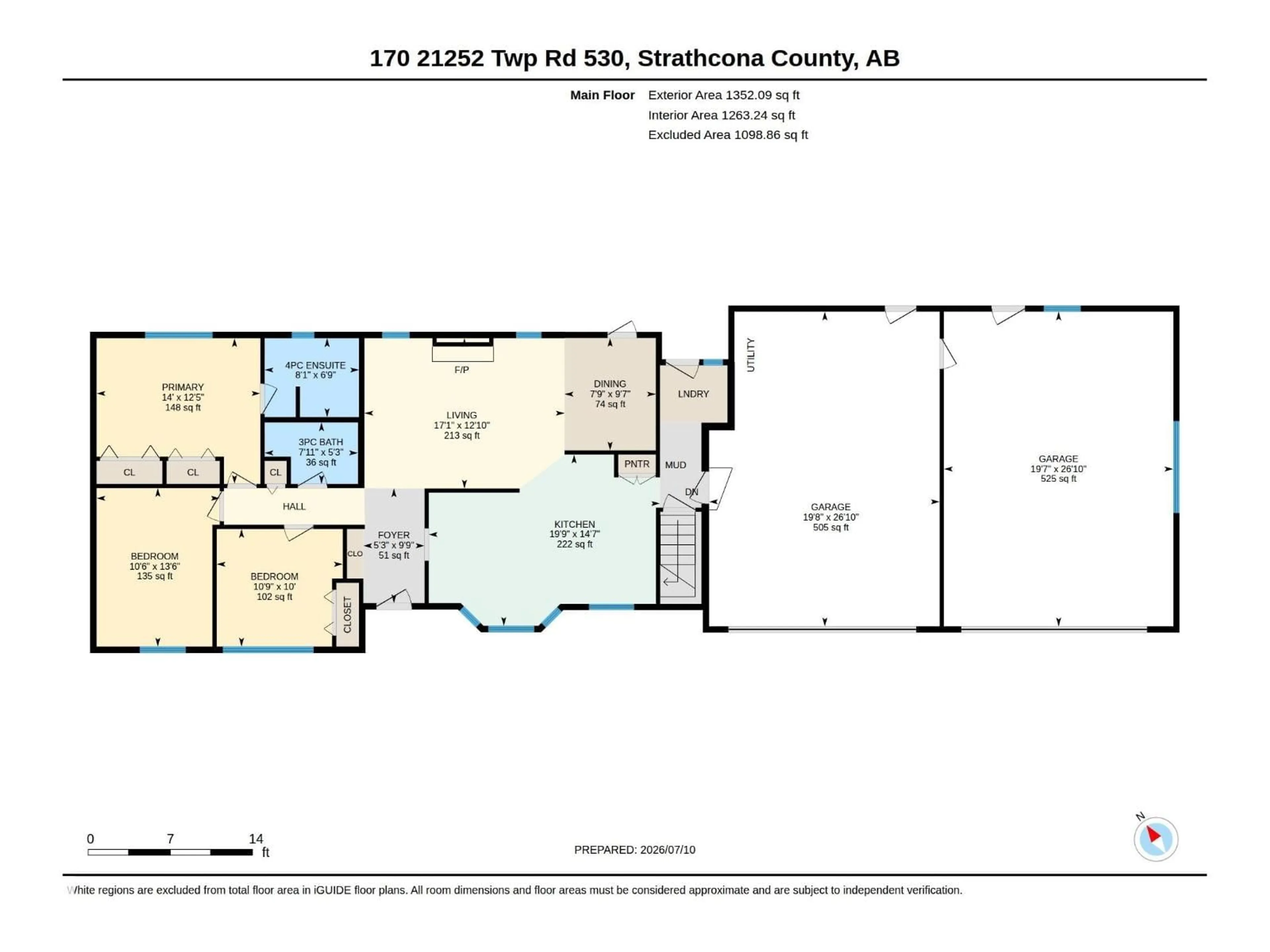 Floor plan for 21252 - 170 TWP ROAD 530, Rural Strathcona County Alberta T8G2C4