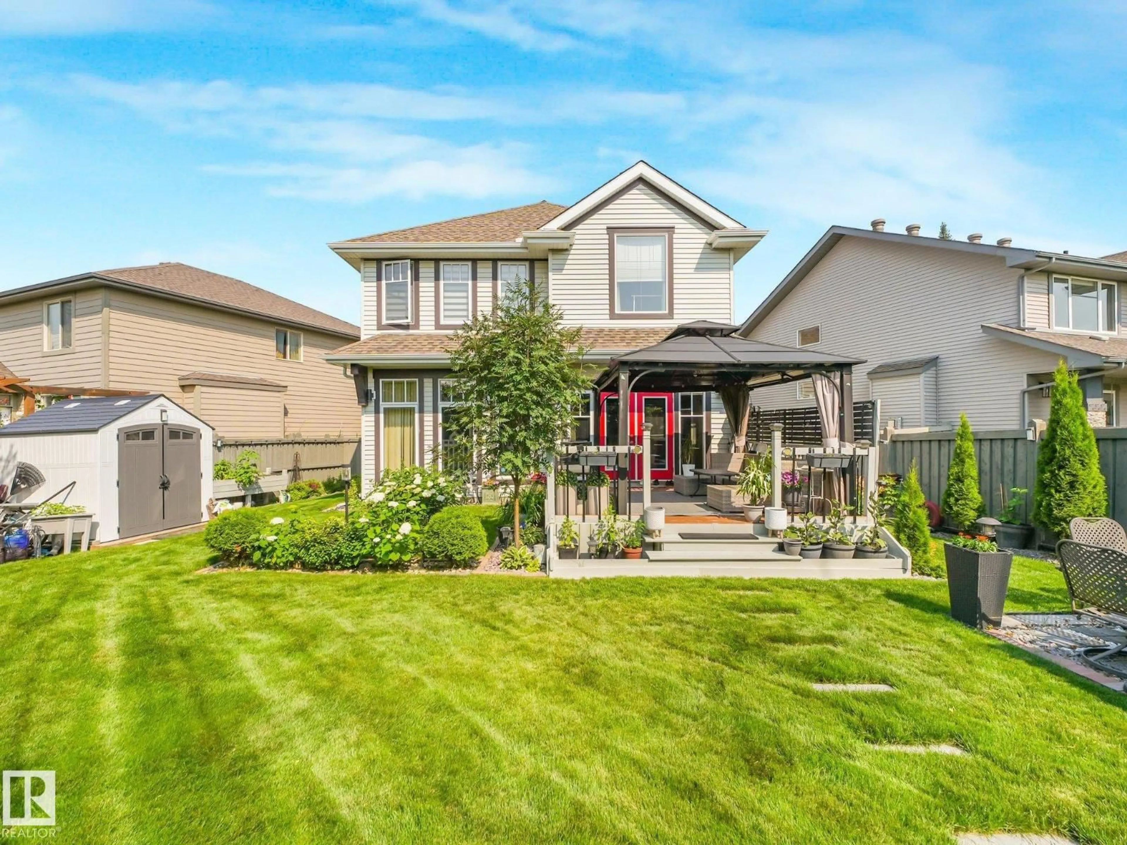Home with vinyl exterior material, street for 544 ADAMS WY, Edmonton Alberta T6W0H1