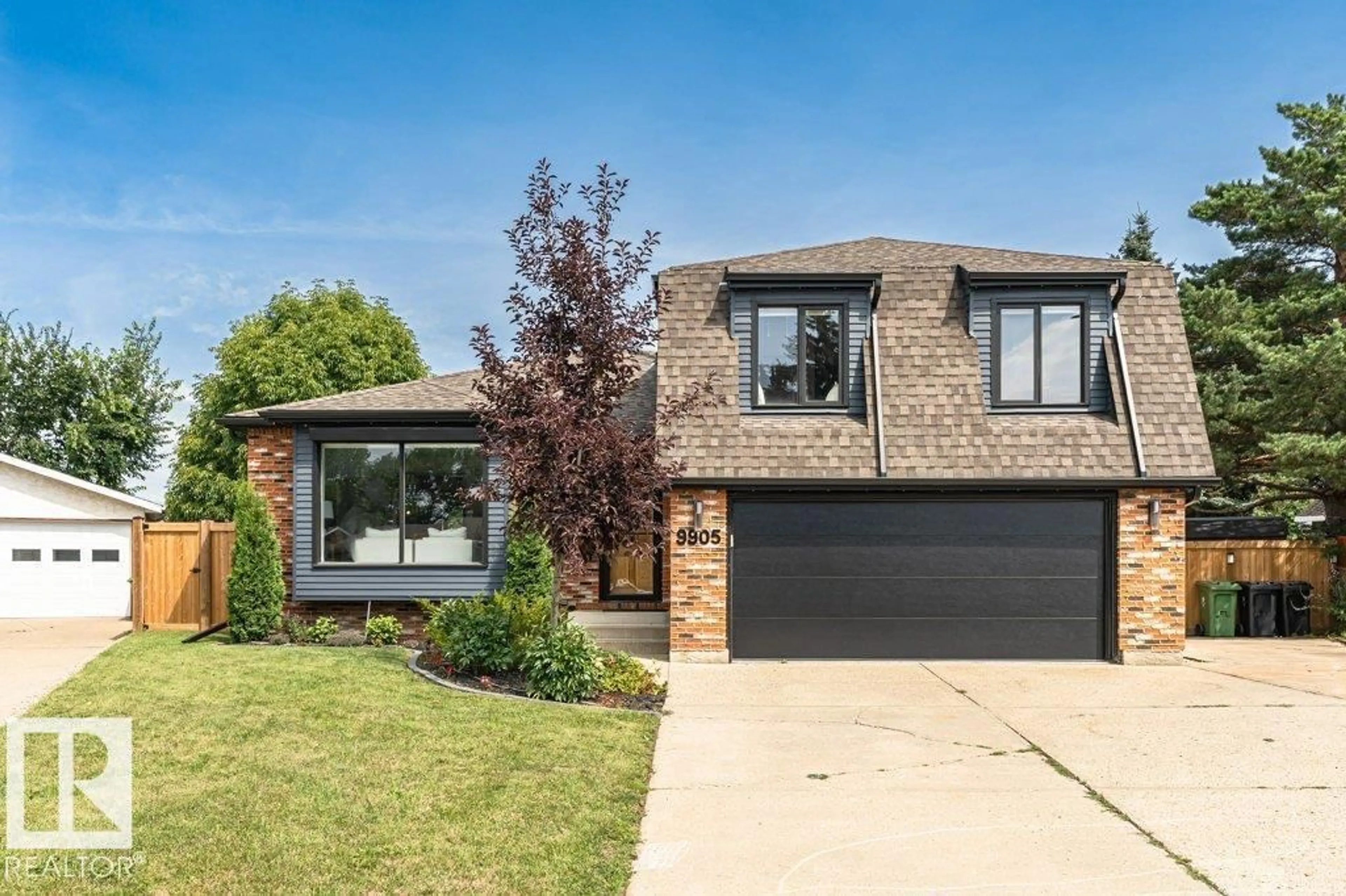 Home with brick exterior material, street for 9905 81 ST, Fort Saskatchewan Alberta T8L3K6