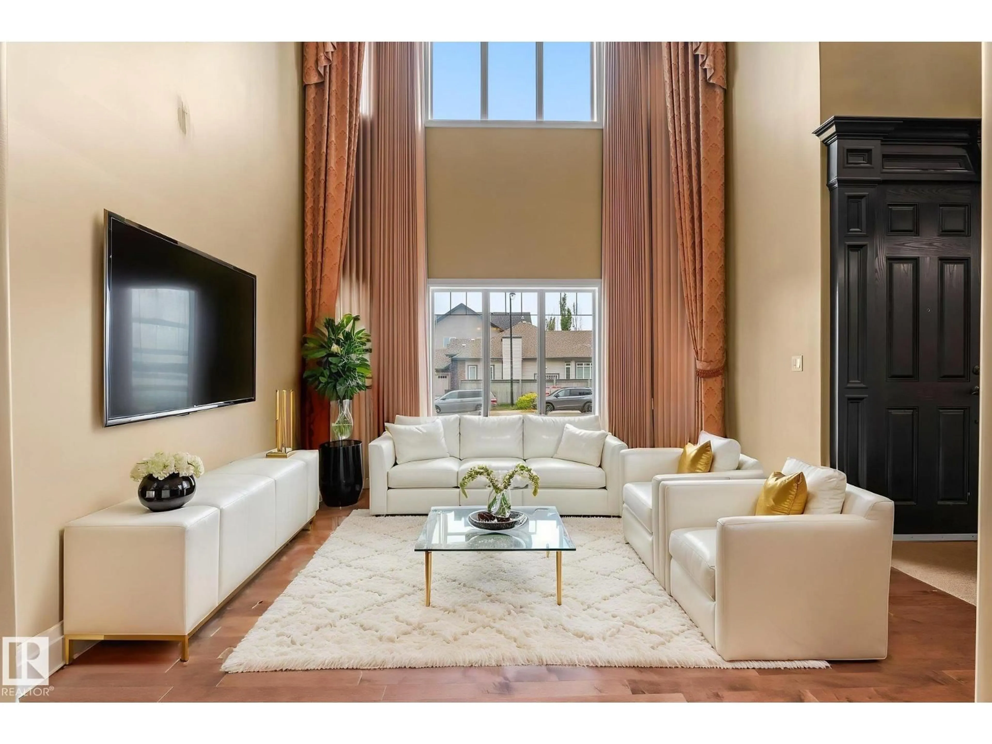 Living room with furniture, unknown for NW - 5320 MULLEN BN, Edmonton Alberta T6R0R1