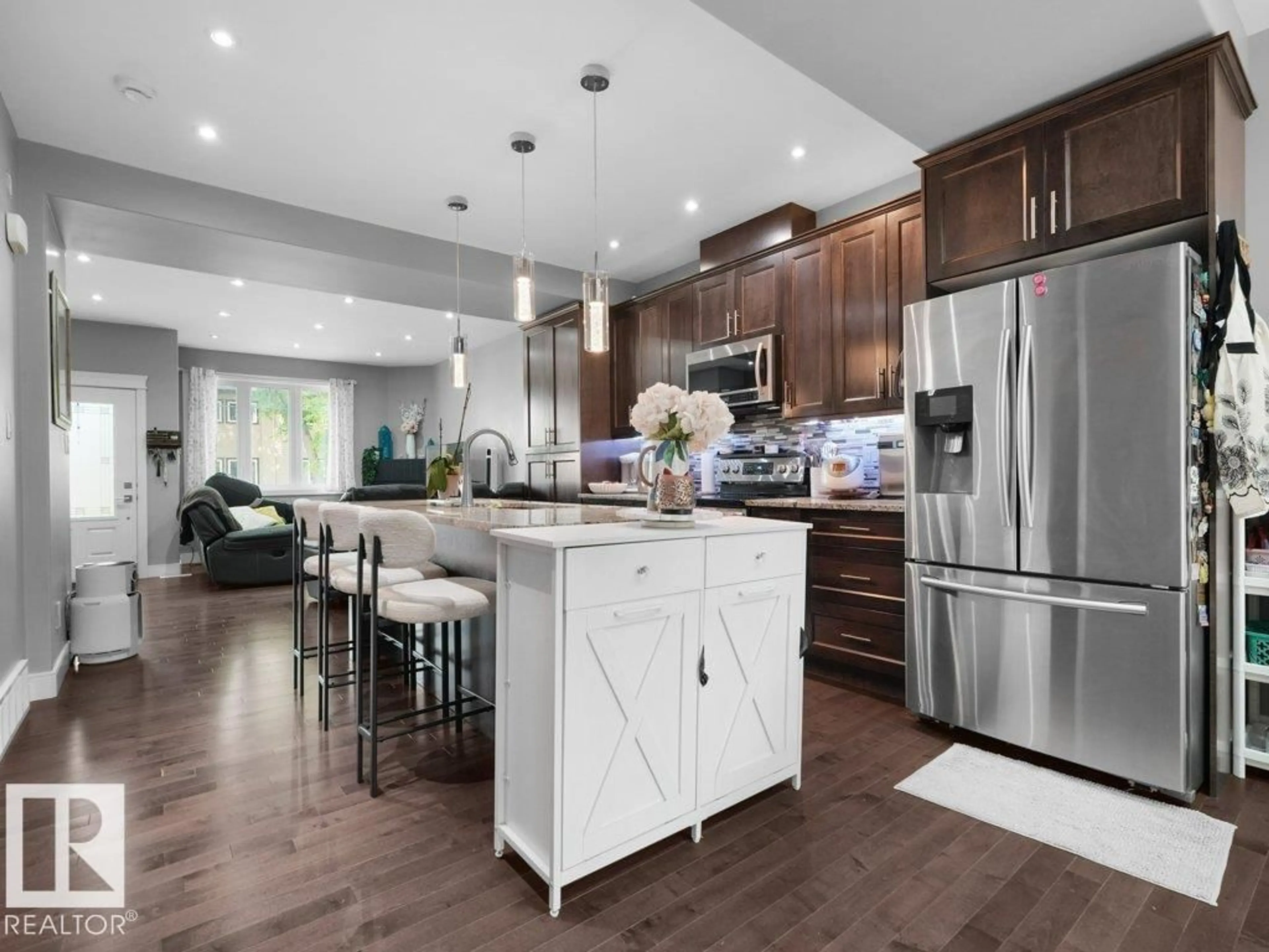 Open concept kitchen, unknown for 7909 105 AV, Edmonton Alberta T5H0J6