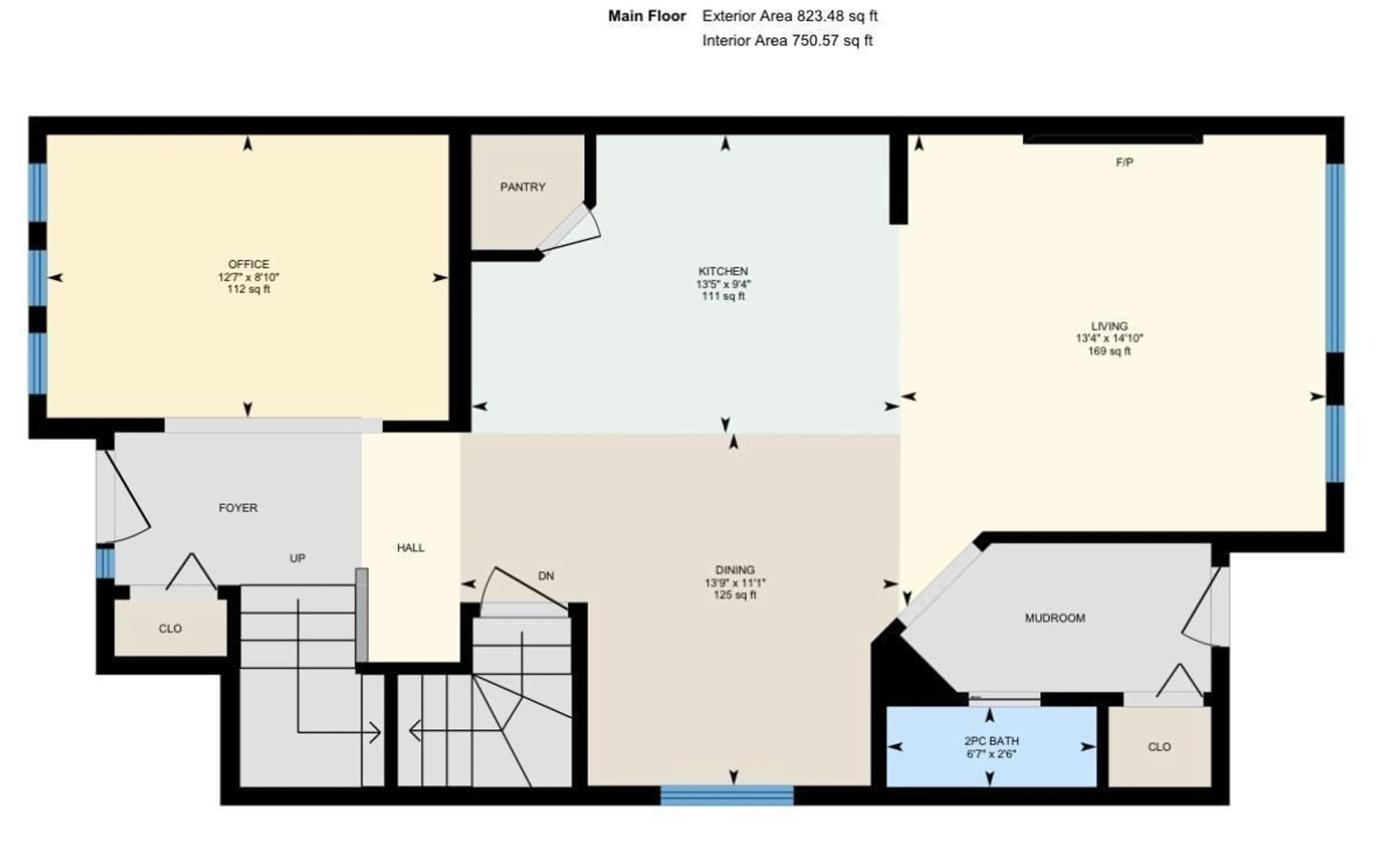 Floor plan for 2020 GLENRIDDING GATE, Edmonton Alberta T6W2H3